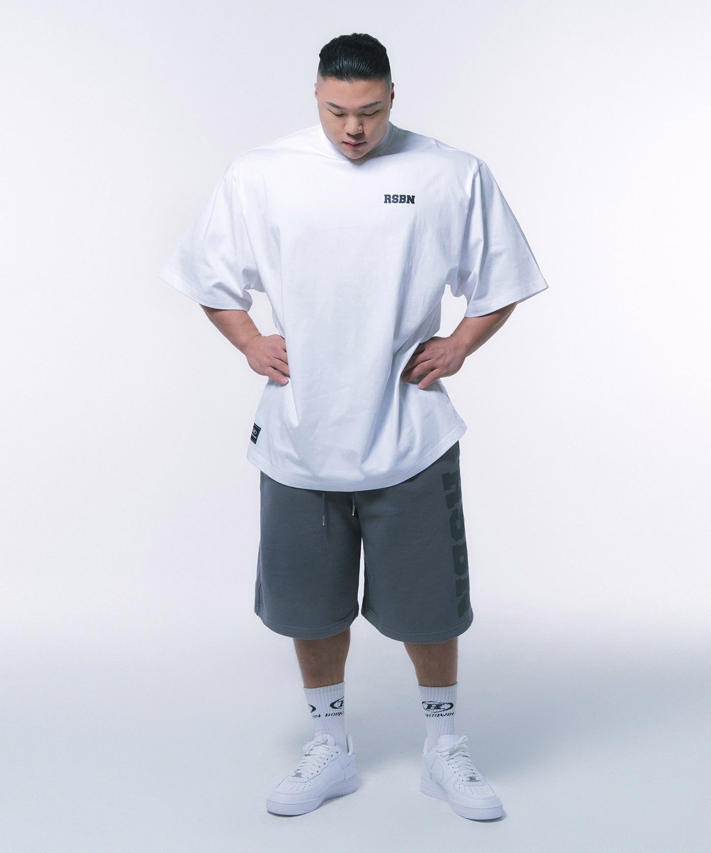 RSBN OVER FIT T-SHIRTS [WHITE]