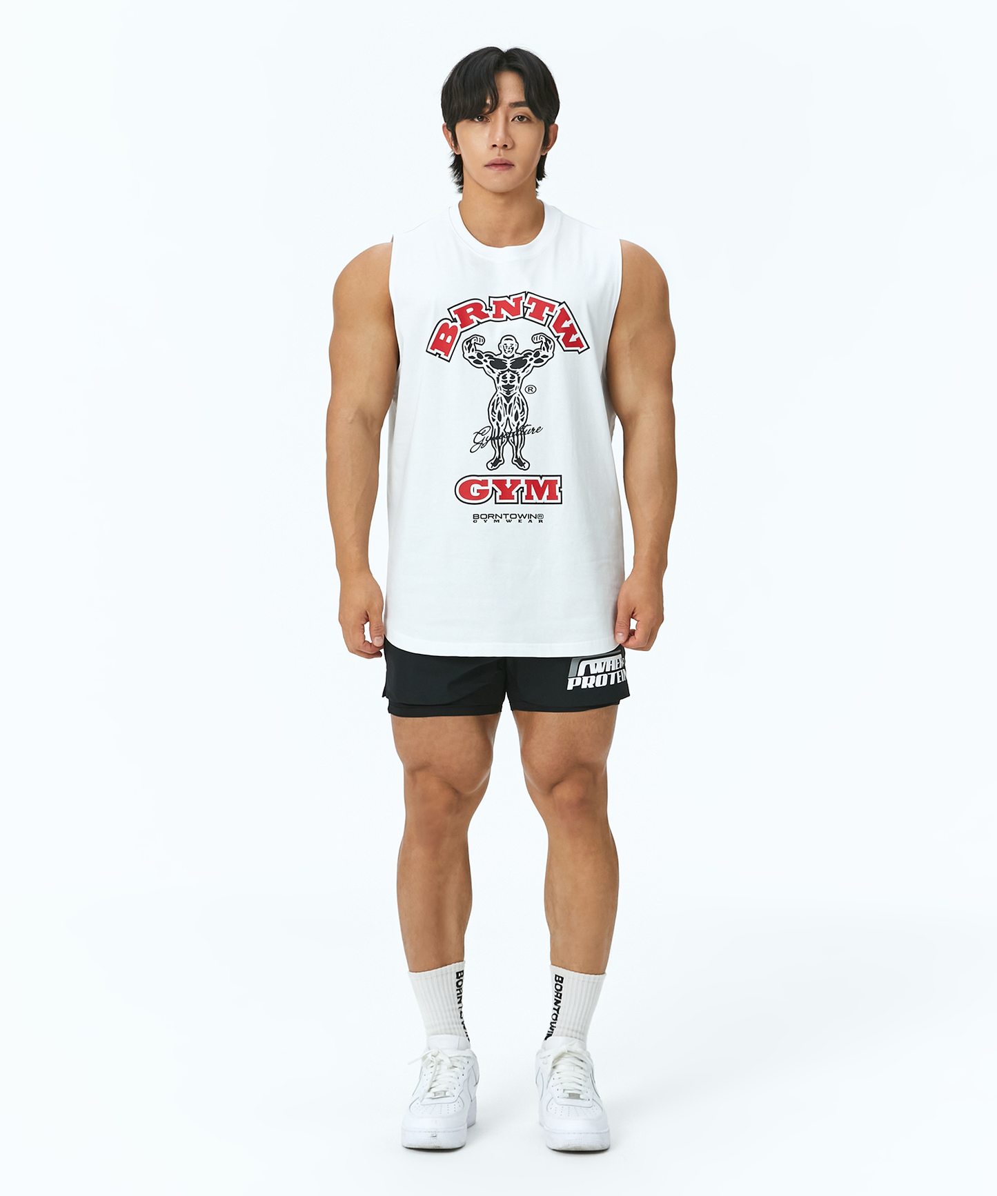 RAISEBORN COMFORT FIT SLEEVELESS [WHITE]