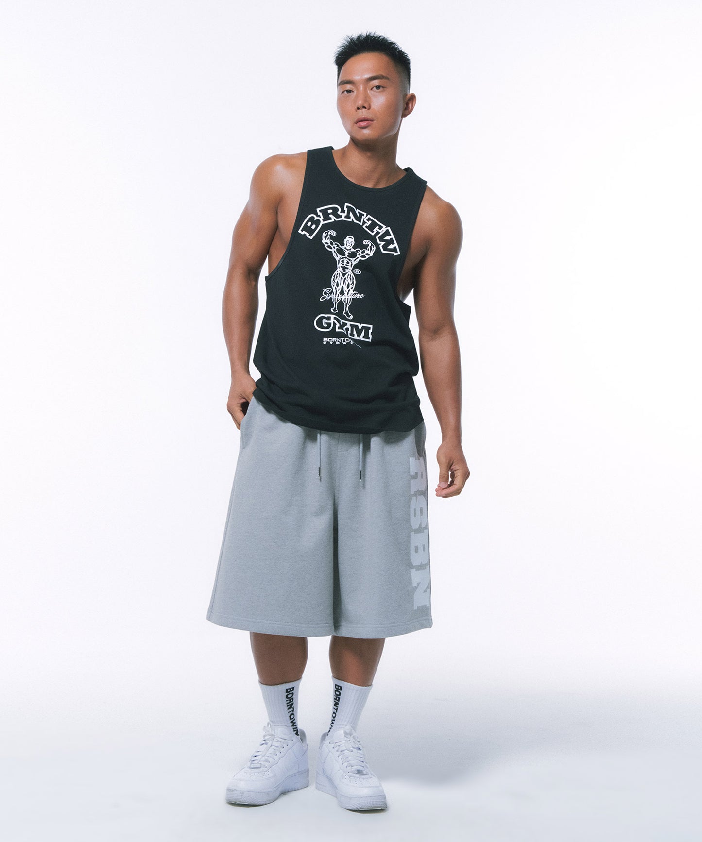 RAISEBORN NEW FIT SLEEVELESS [BLACK]