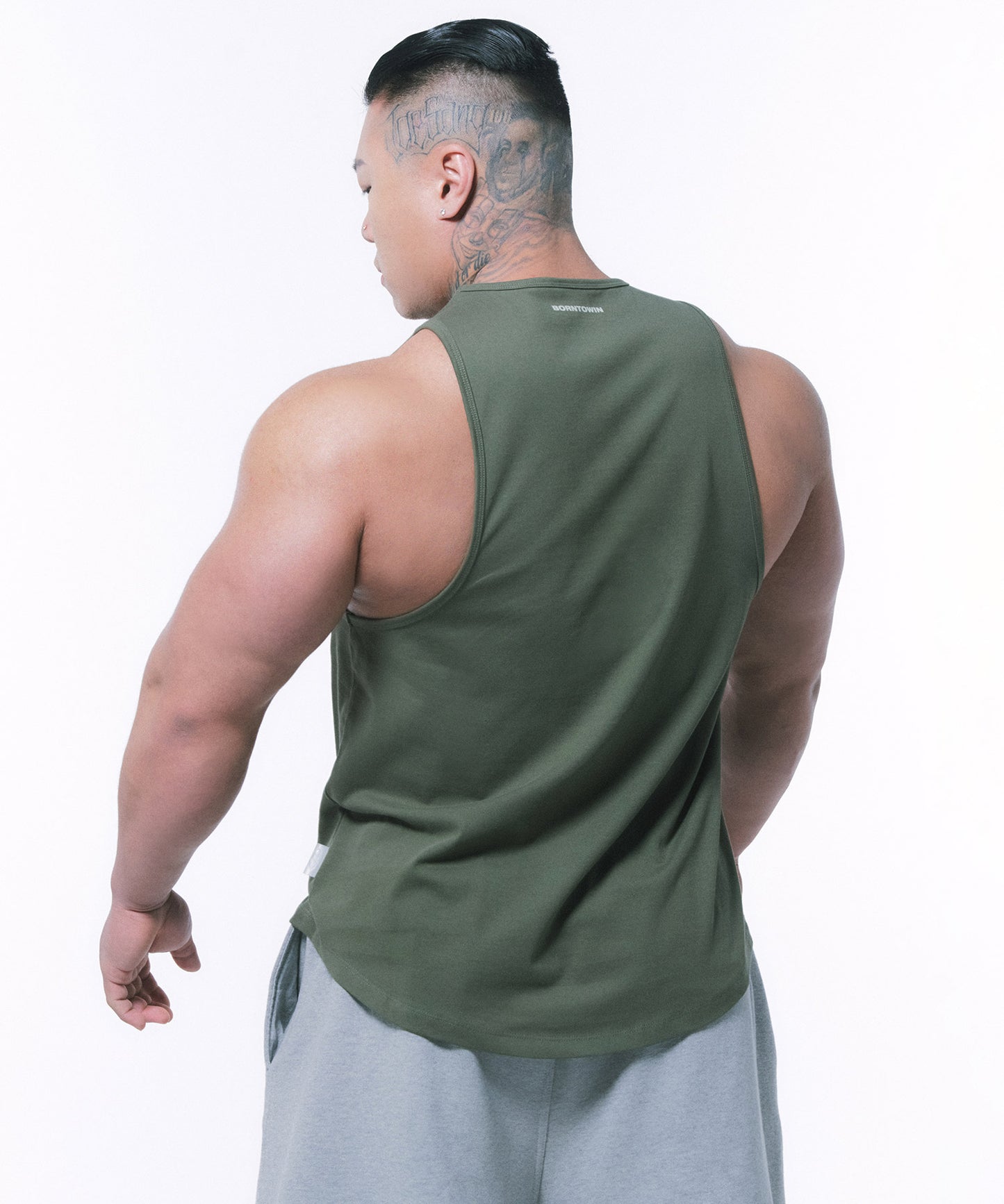 RAISEBORN NEW FIT SLEEVELESS [KHAKI]