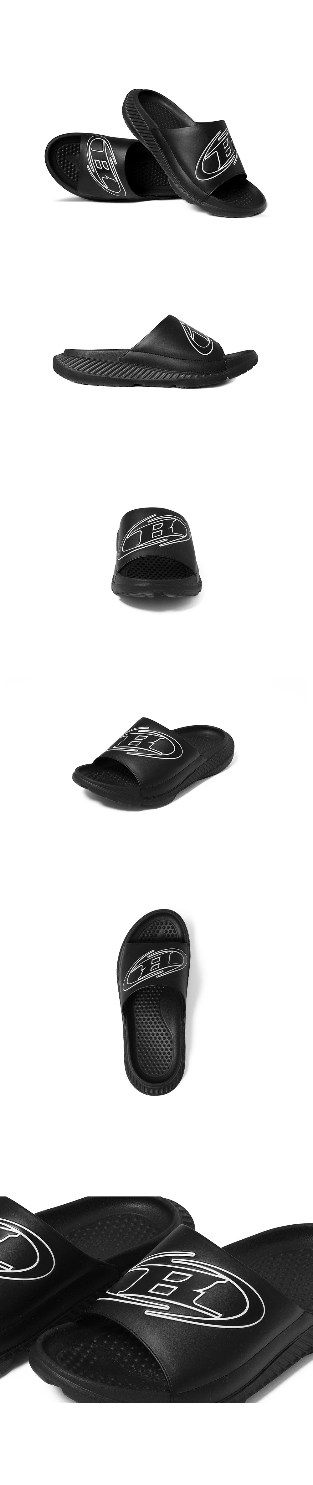 SYMBOL B LOGO SLIDE [BLACK]