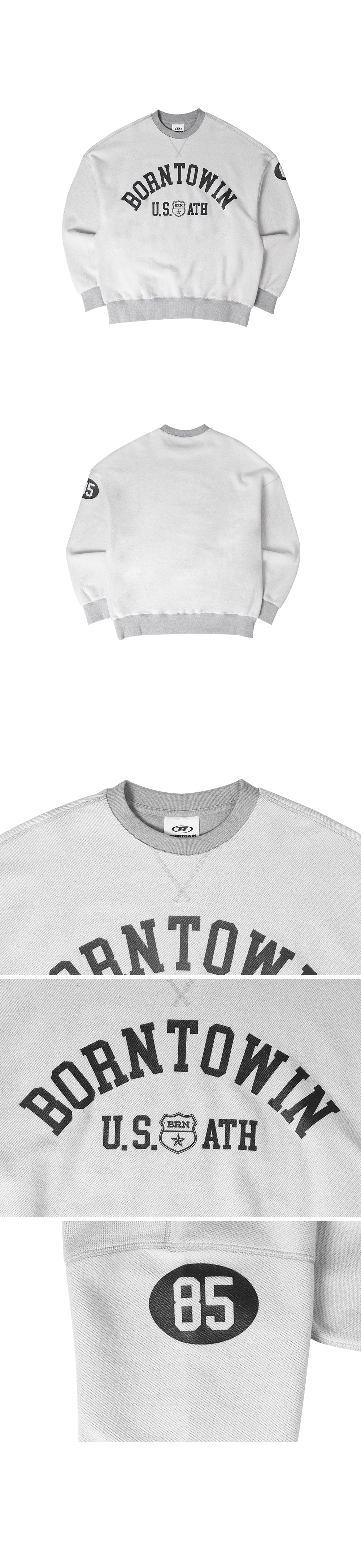 85 ATH REVERSE SWEATSHIRTS [MELANGE GREY]