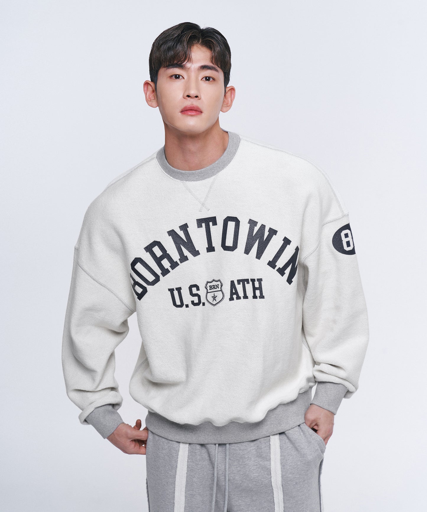 85 ATH REVERSE SWEATSHIRTS [MELANGE GREY]