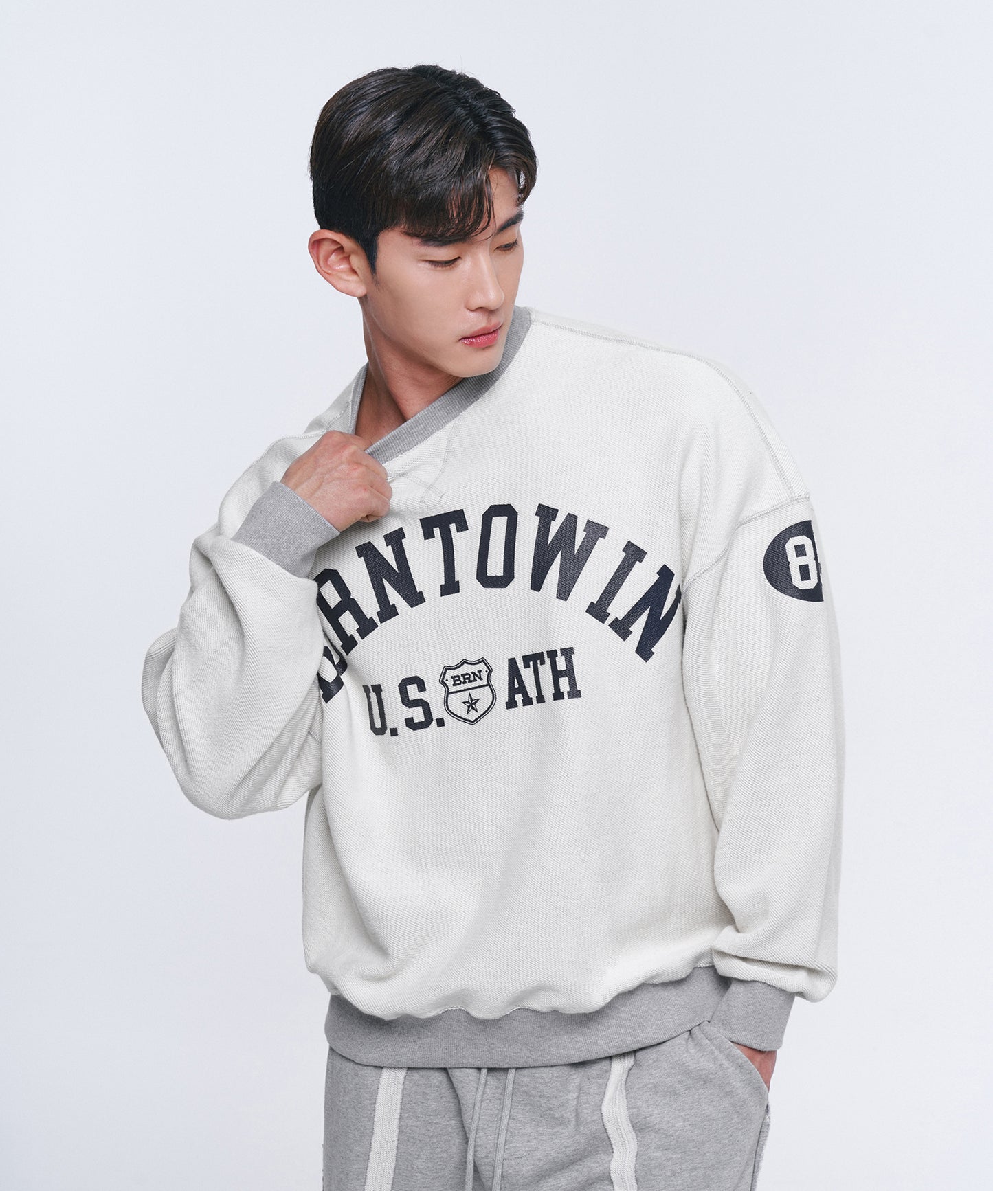 85 ATH REVERSE SWEATSHIRTS [MELANGE GREY]