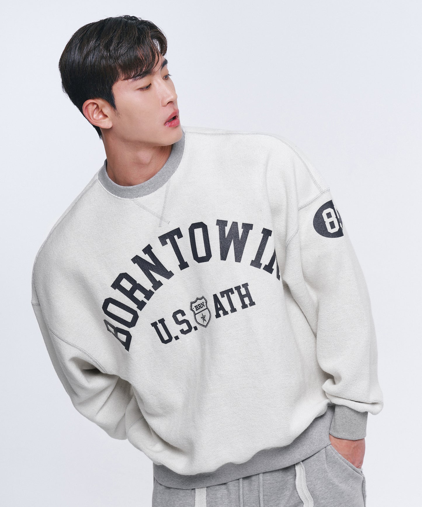 85 ATH REVERSE SWEATSHIRTS [MELANGE GREY]