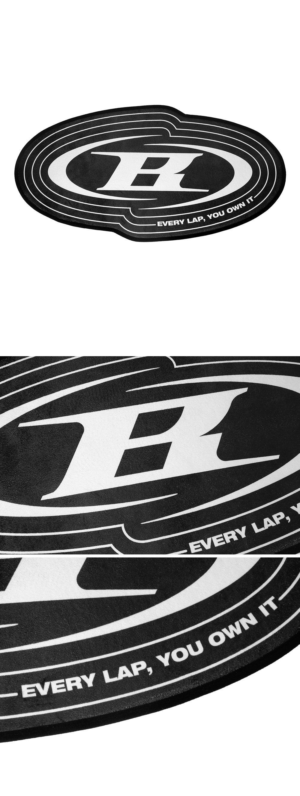 TRACK MINI RUG [BLACK]