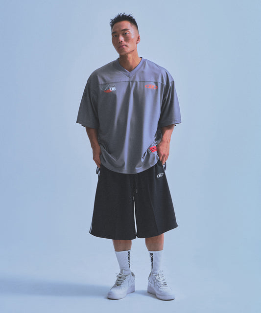 08 RUGBY JERSEY T-SHIRTS [CHARCOAL]