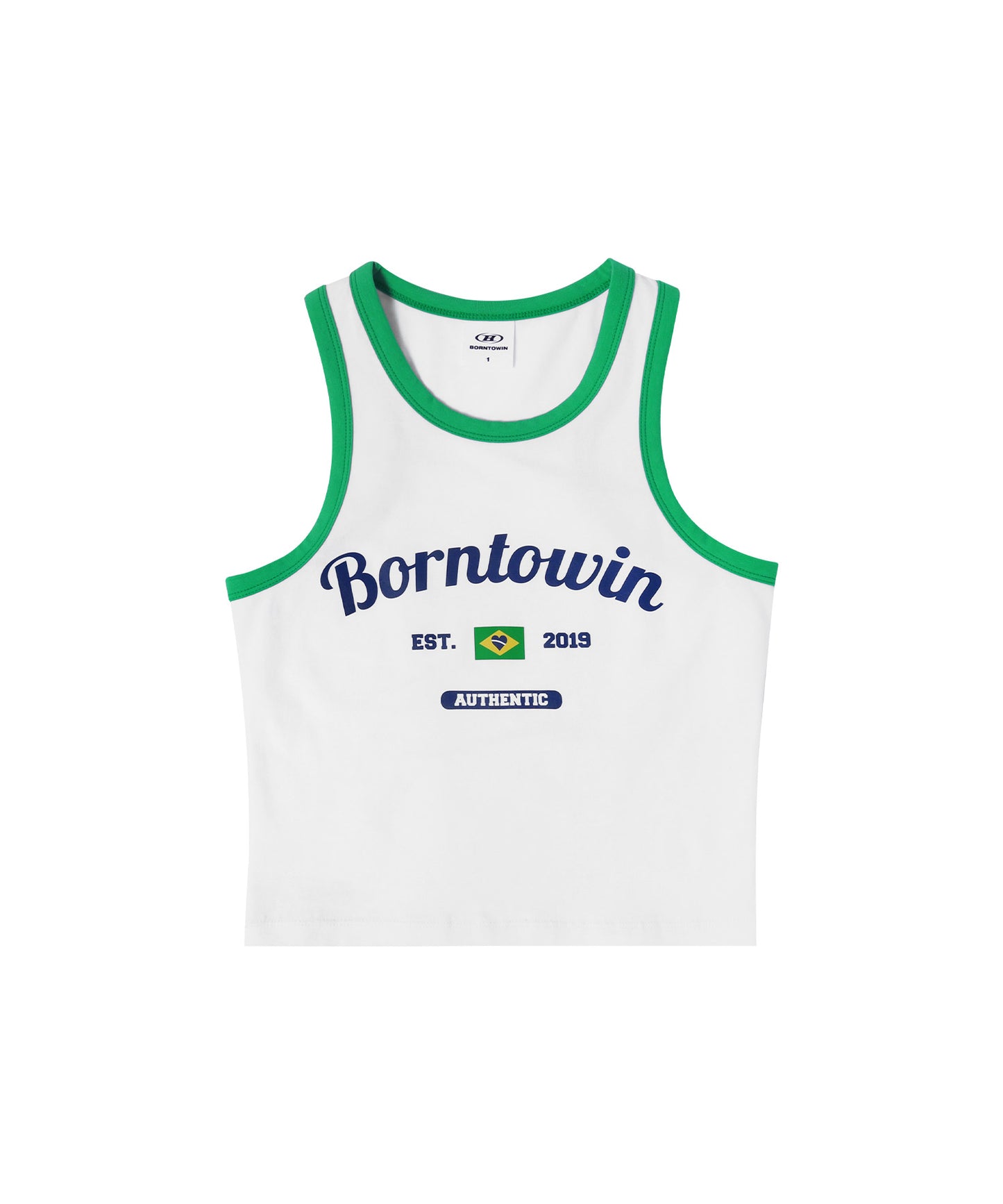 COLOR MIX LOGO TANK TOP [WHITE]