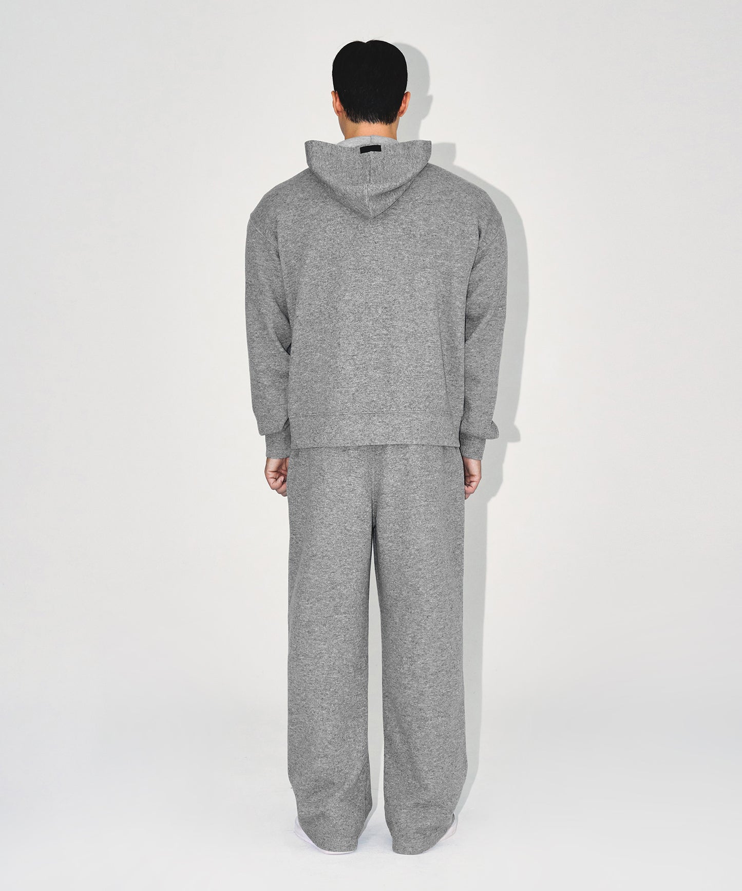 KNIT LIKE WIDE PANTS [MELANGE GREY]