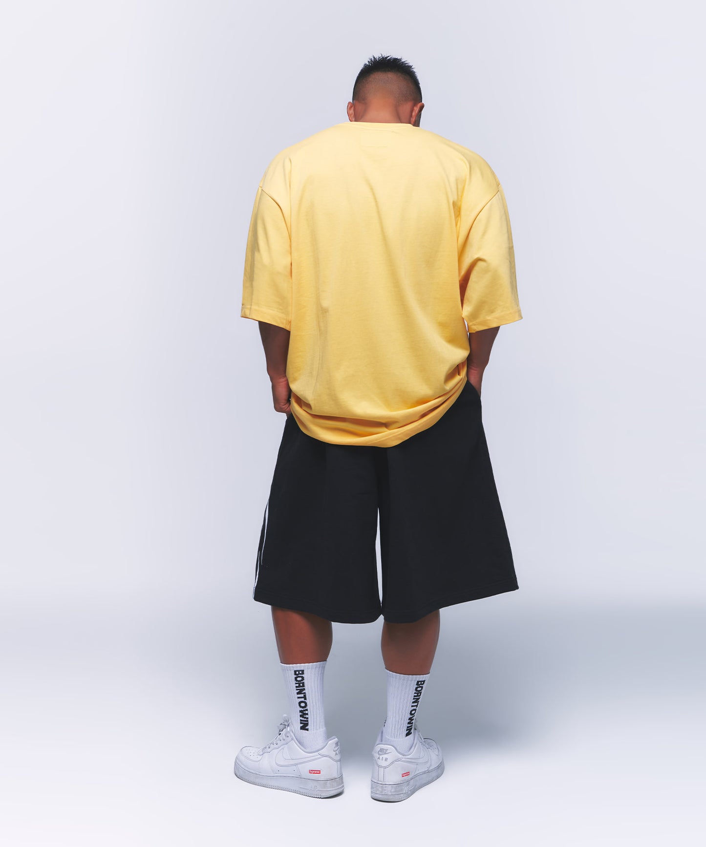 RAISEBORN OVER FIT T-SHIRTS [YELLOW]