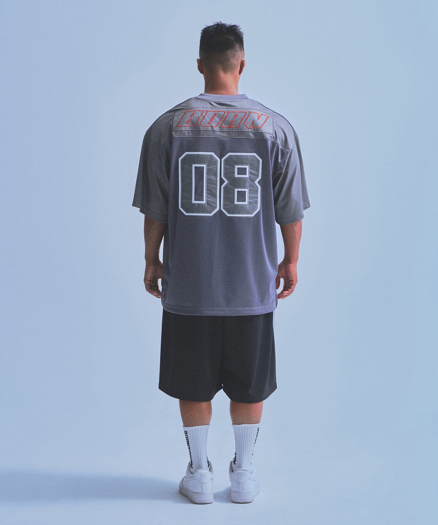 08 RUGBY JERSEY T-SHIRTS [CHARCOAL]