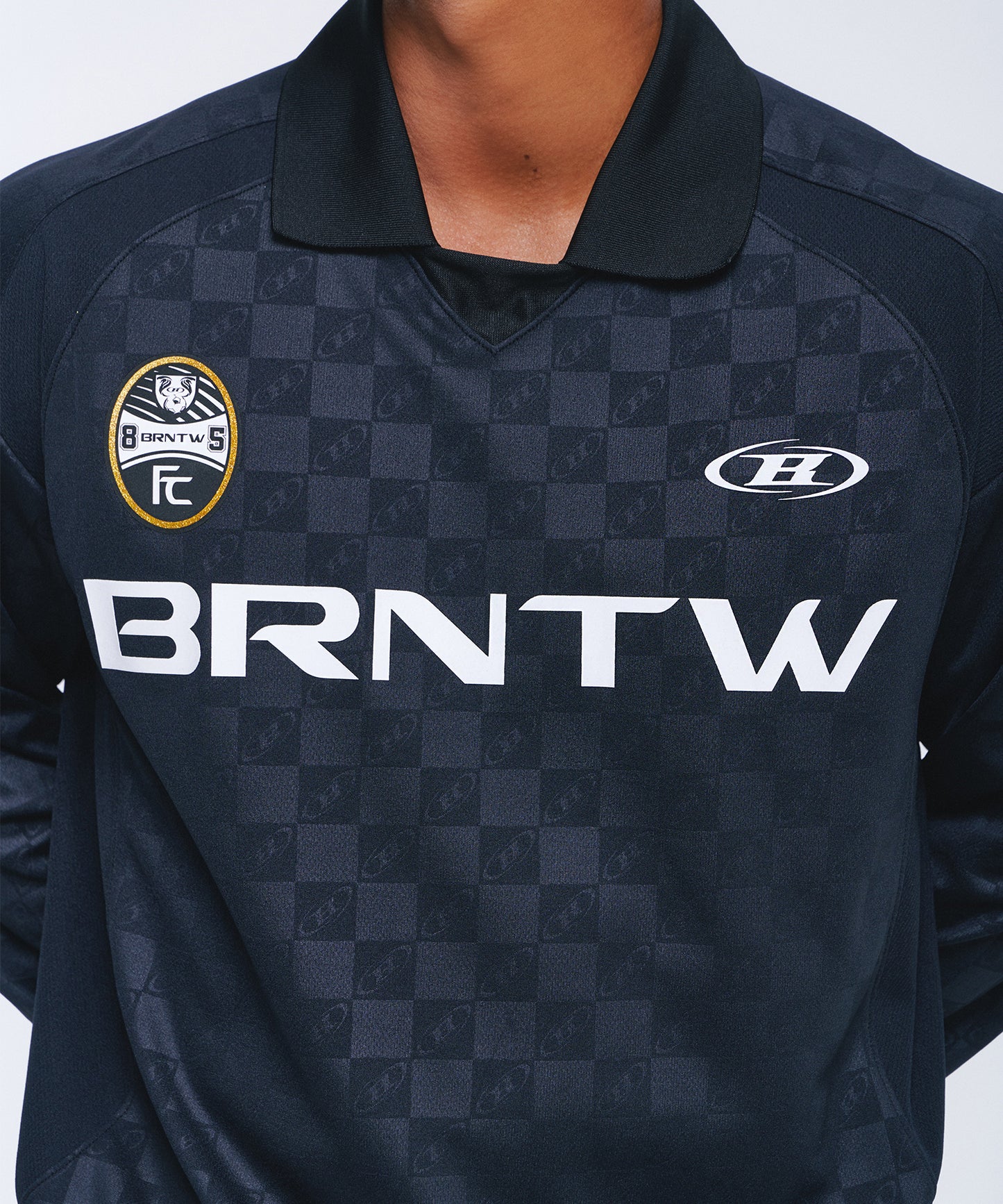 MONOGRAM SOCCER JERSEY [BLACK]