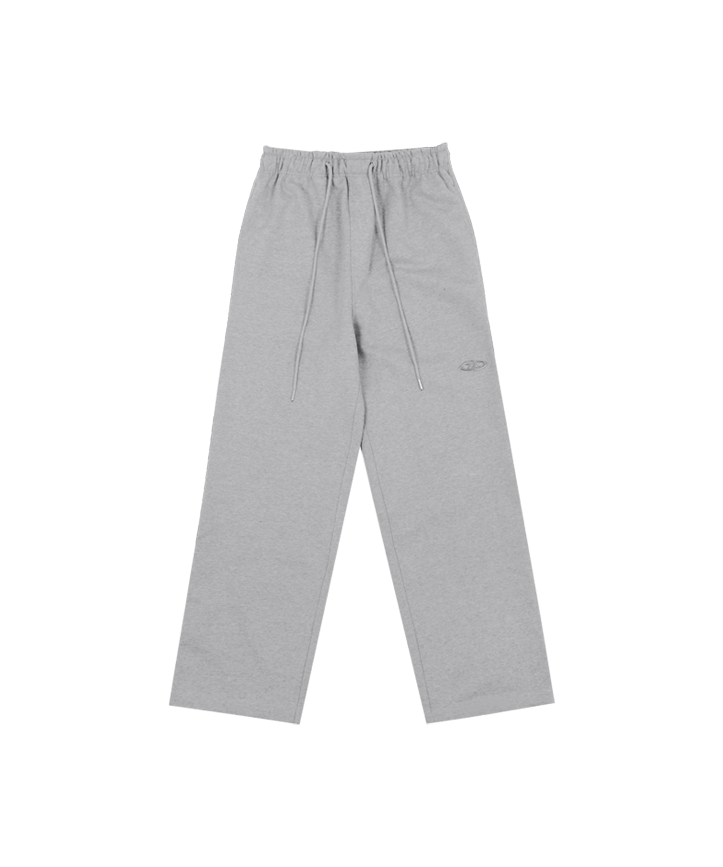 B CHROME SEMI WIDE PANTS [MELANGE GREY]