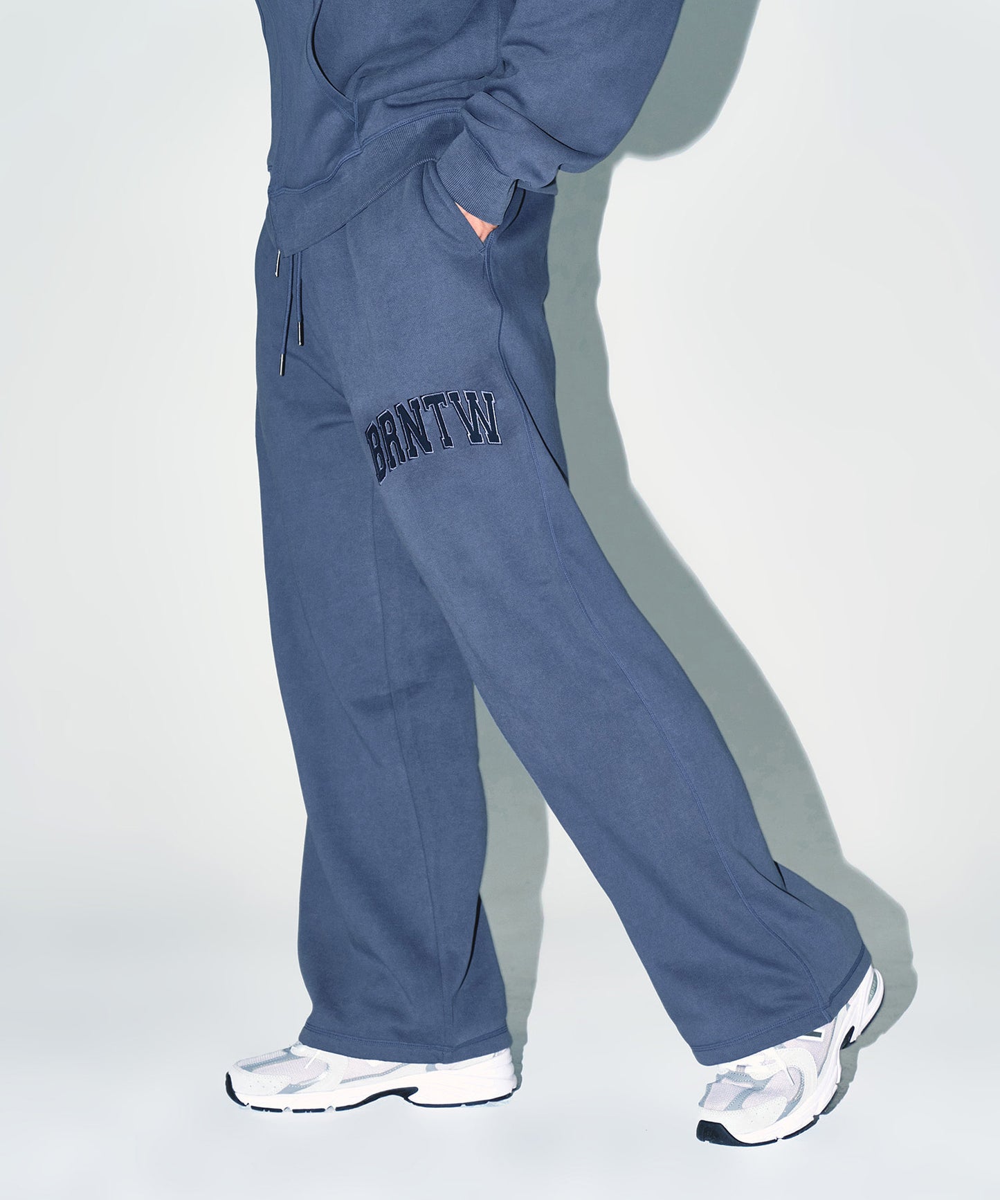 PIGMENT DYEING WIDE PANTS [BLUE]