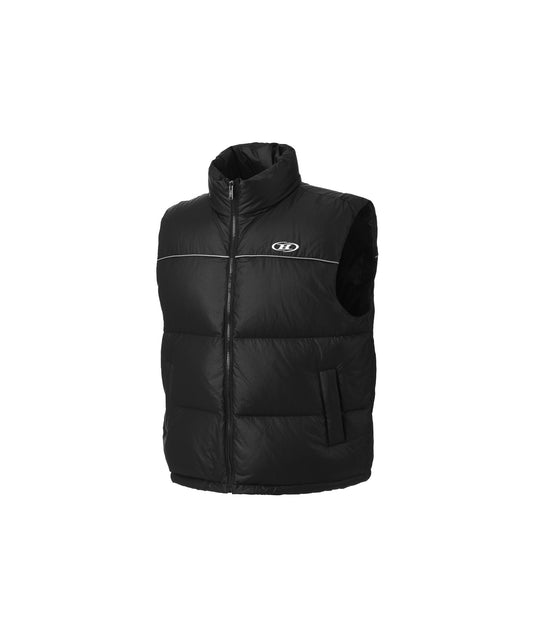 SYMBOL B PUFFER DOWN VEST [BLACK]