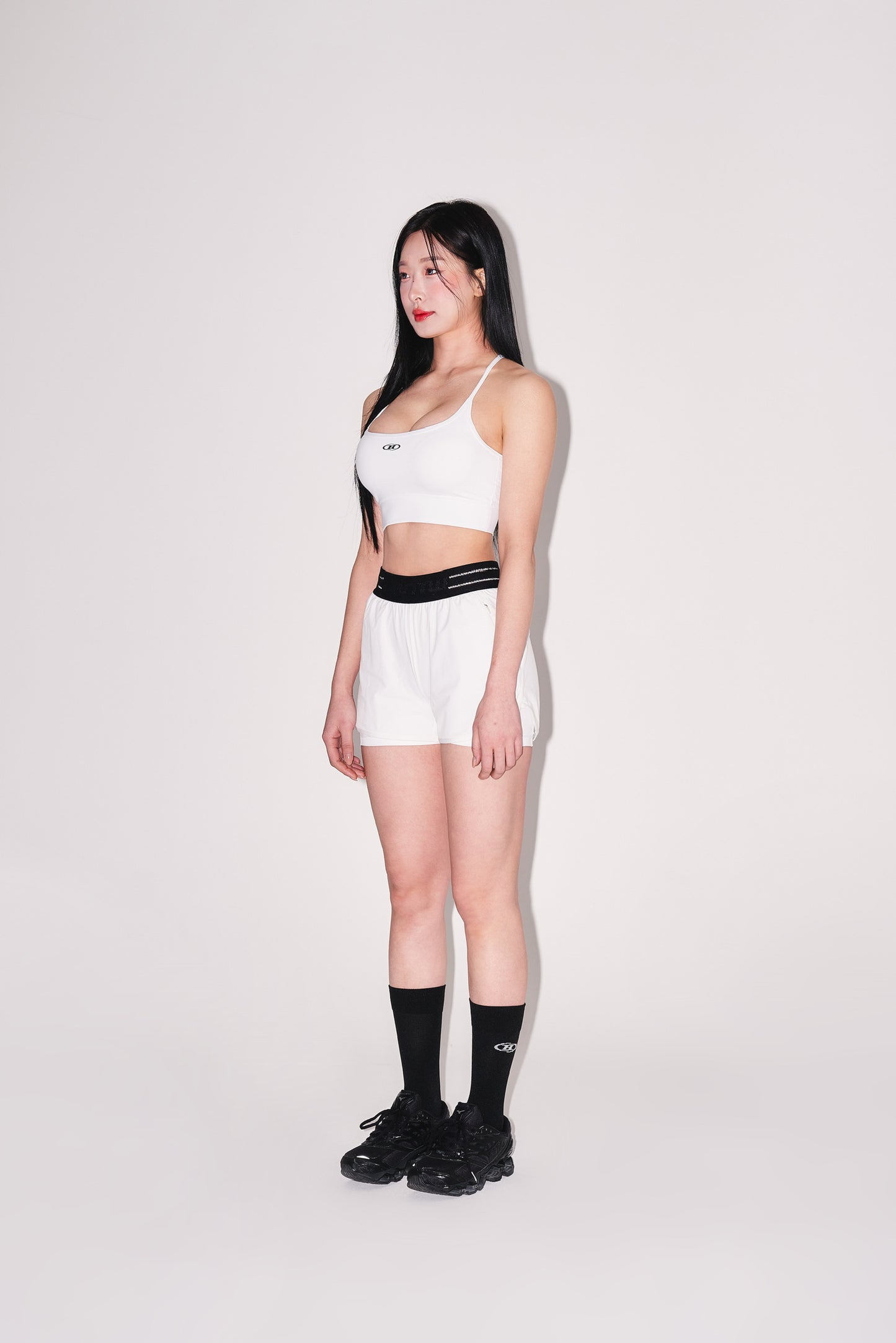IN STOCK* W CROSS BACK BRA TOP [WHITE]