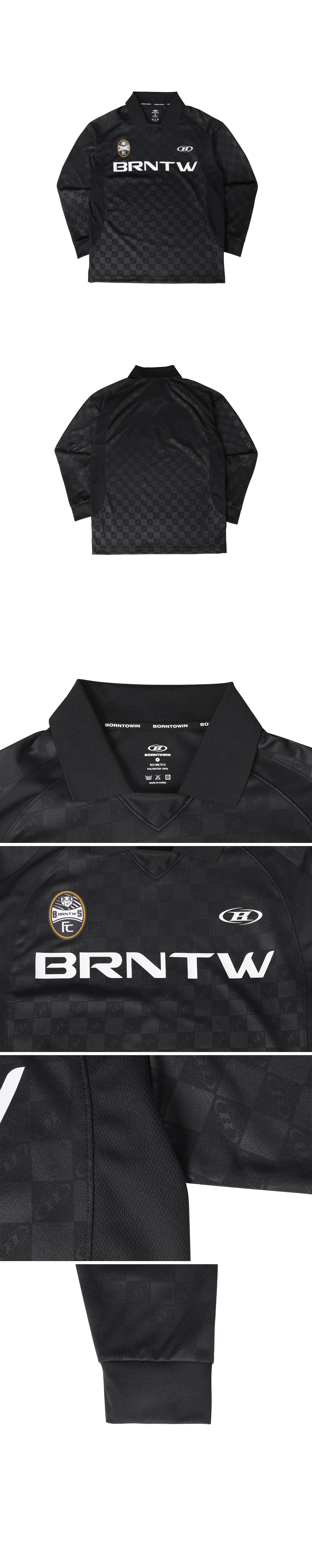 MONOGRAM SOCCER JERSEY [BLACK]