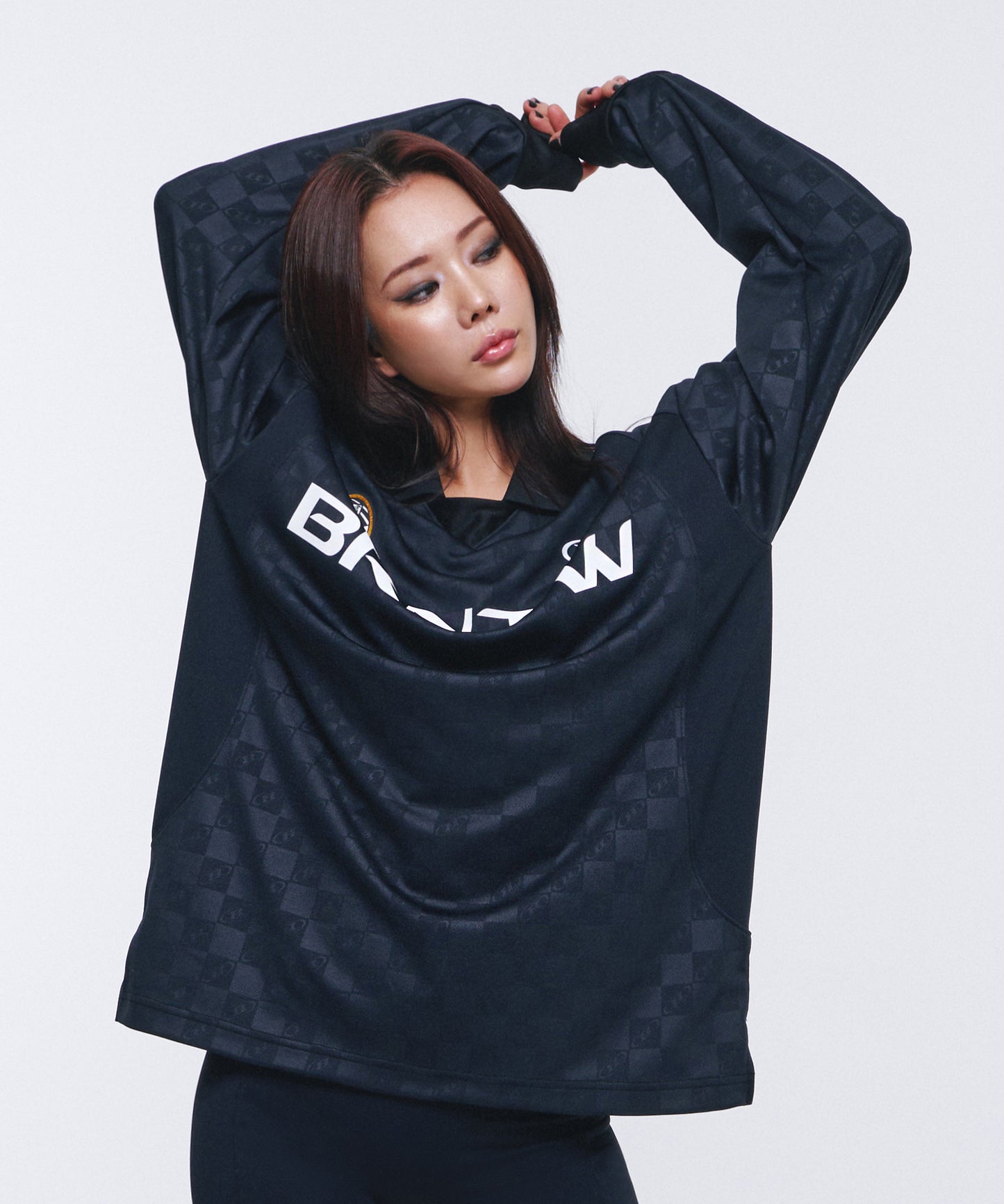 MONOGRAM SOCCER JERSEY [BLACK]