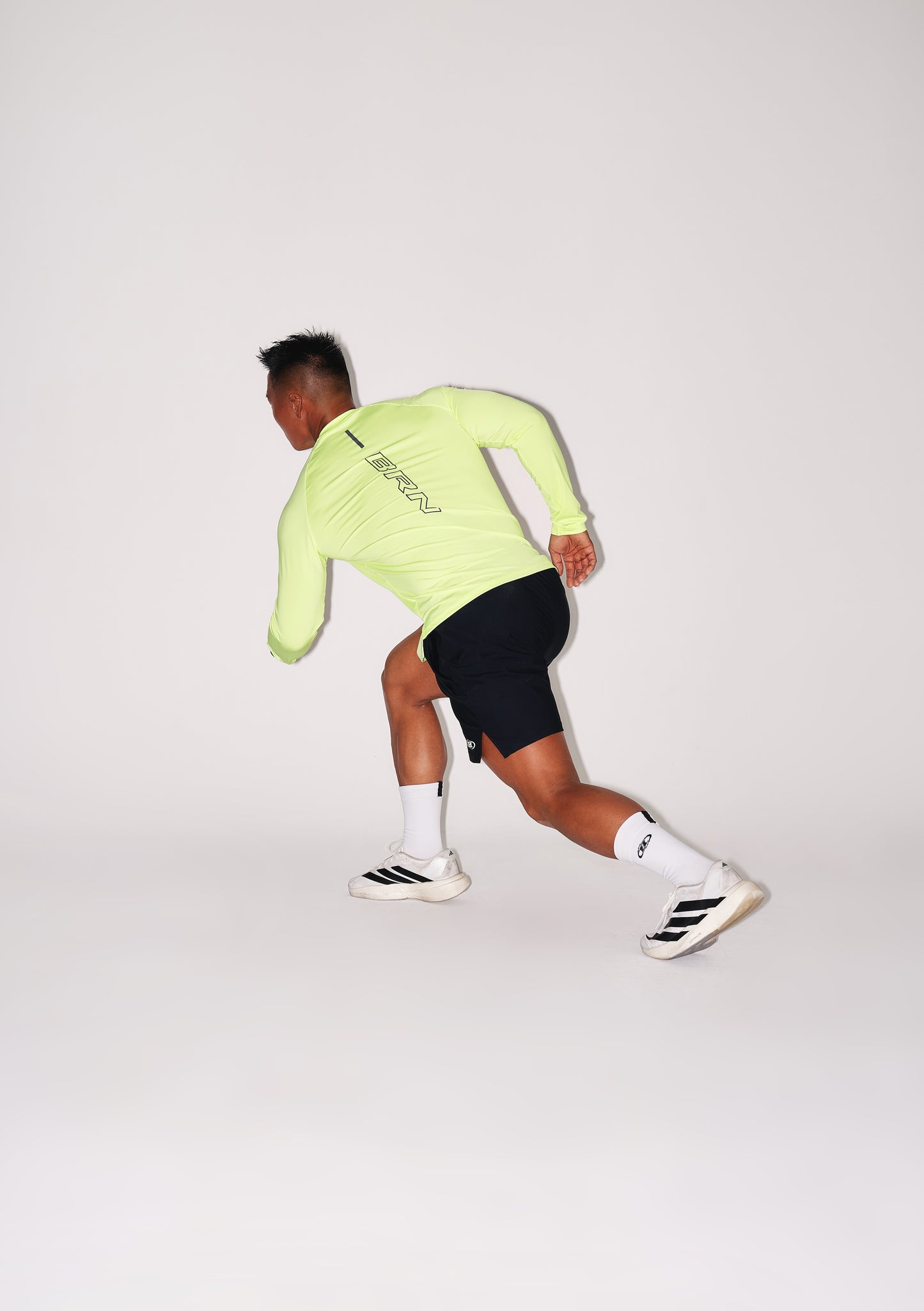 BRN SQUARE QUICK DRY LONG SLEEVE [NEON]