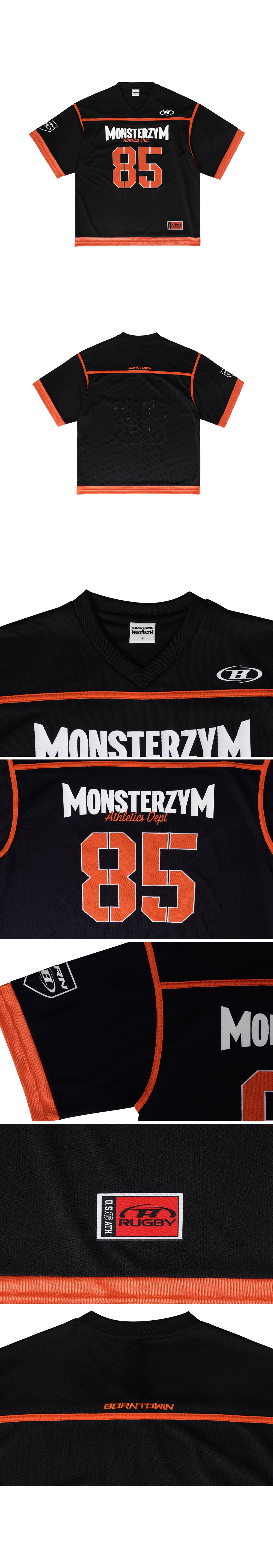 MONSTERZYM 85 RUGBY JERSEY [BLACK]