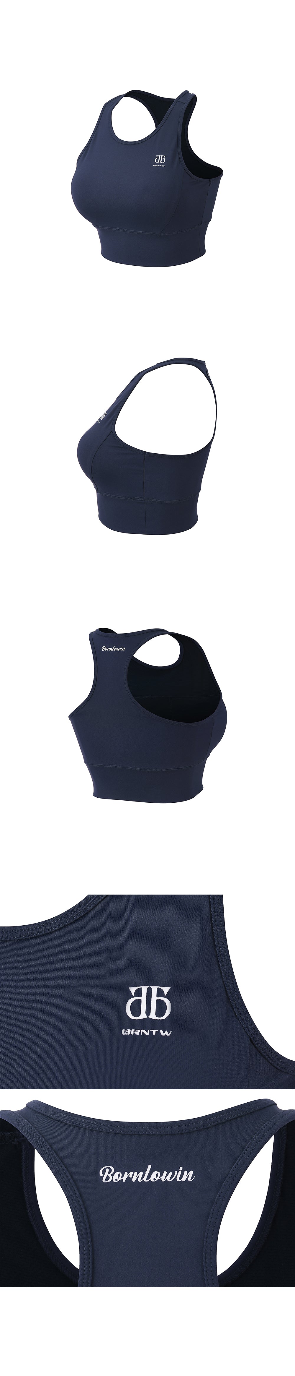 IN STOCK* WINNER SYMBOL B BRA TOP [NAVY]