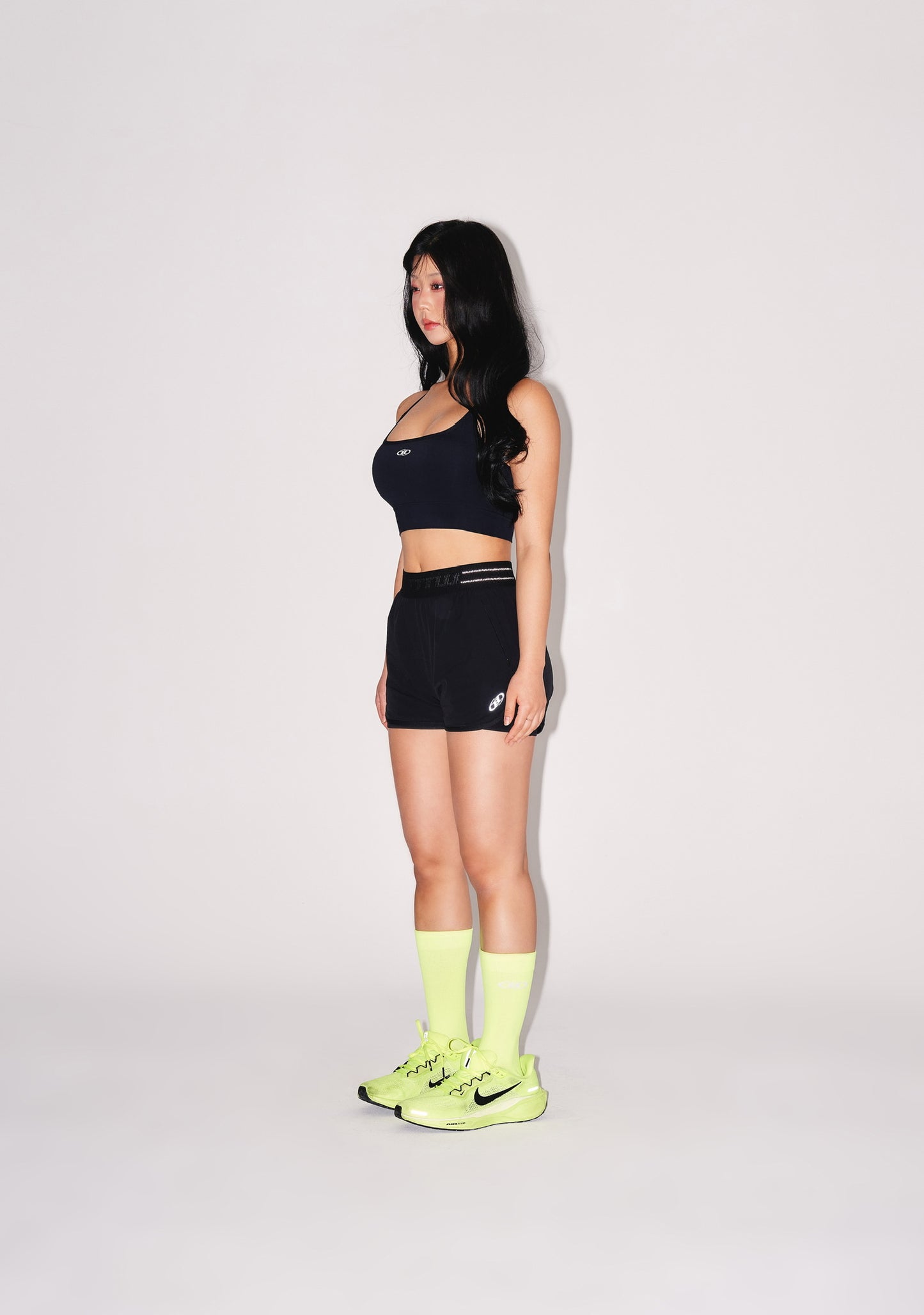 IN STOCK* W CROSS BACK BRA TOP [BLACK]