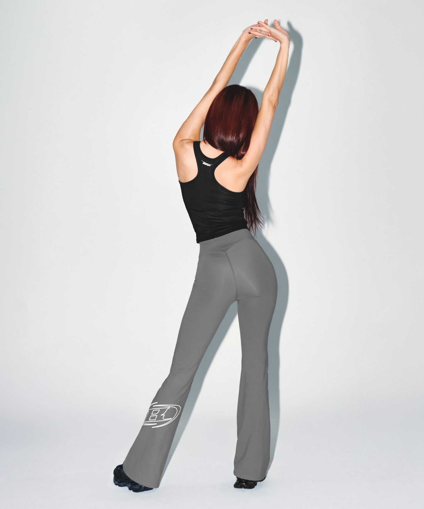 W BRN RACER BACK SLEEVELESS [BLACK]