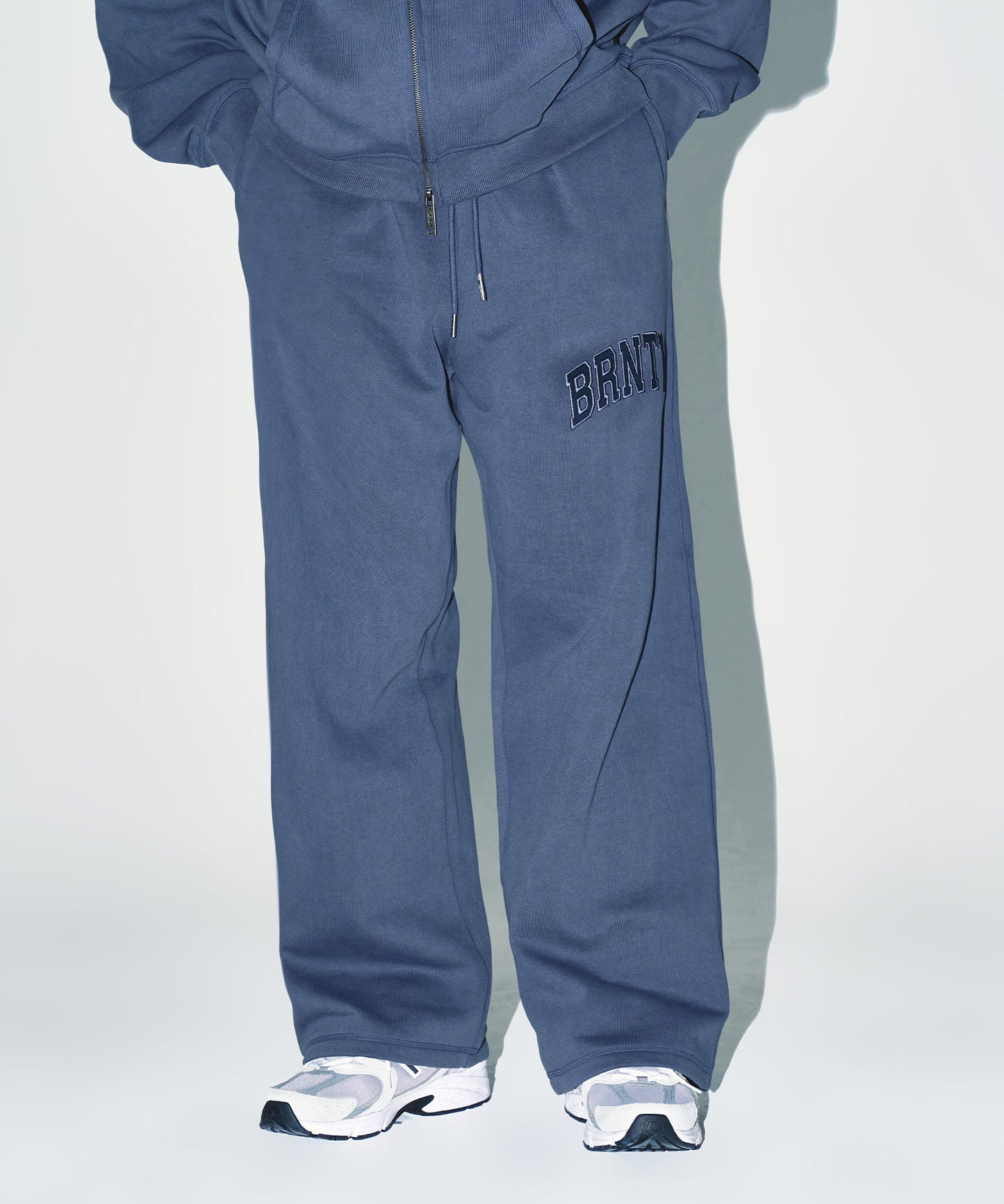 PIGMENT DYEING WIDE PANTS [BLUE]