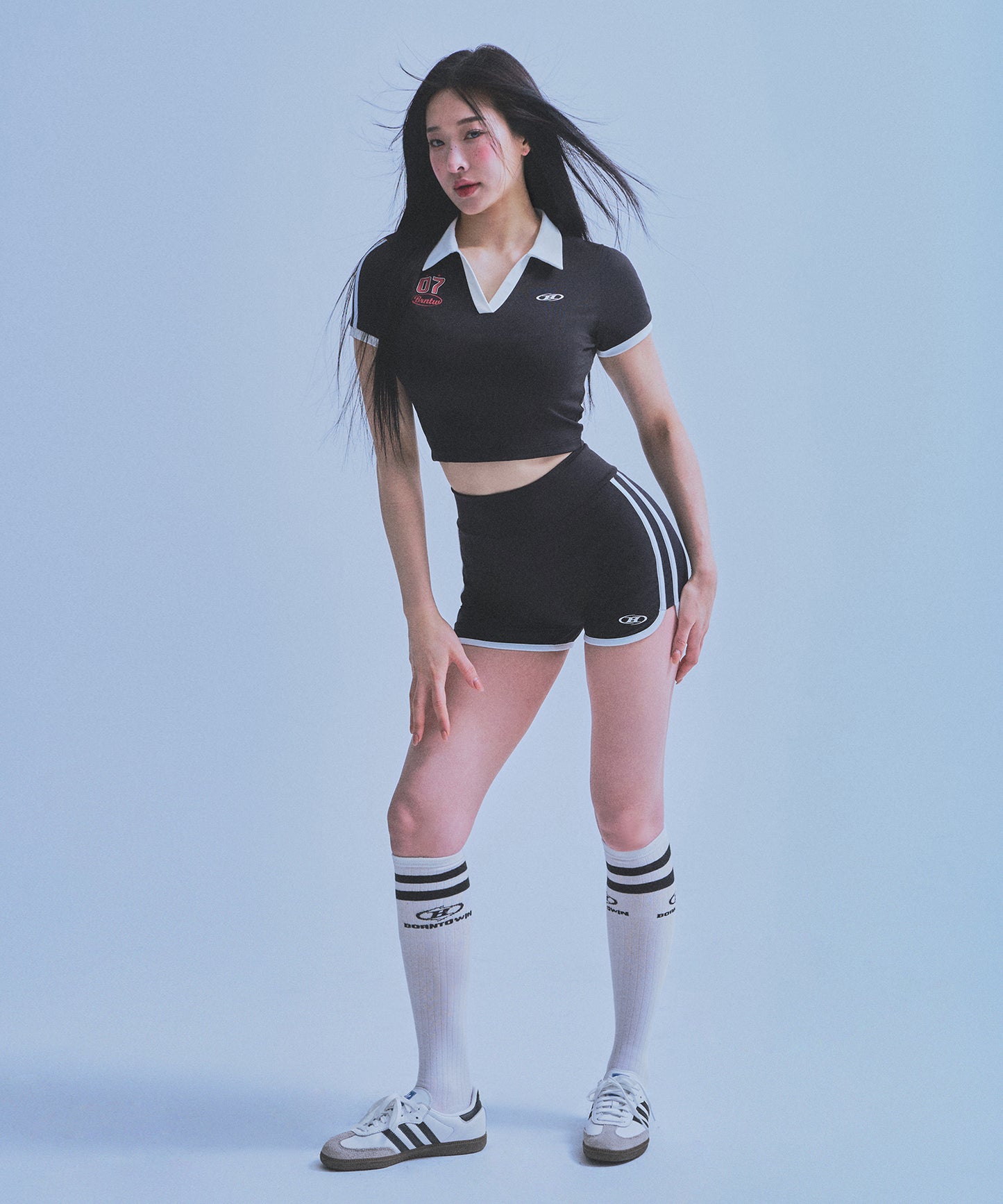 W BRNTW MICRO SHORTS [BLACK]