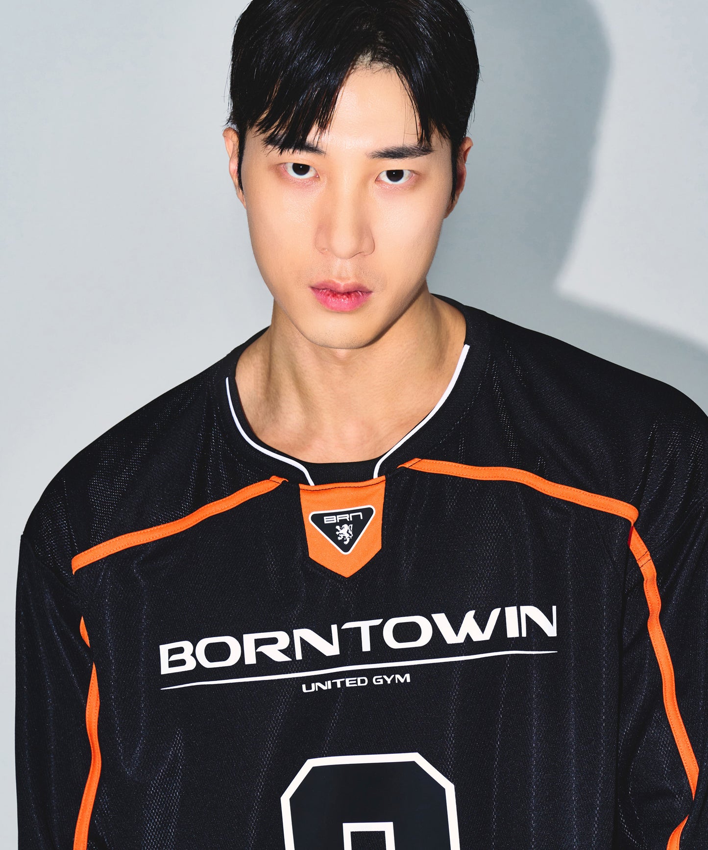 LINE TAPING RUGBY LONG SLEEVE [BLACK]