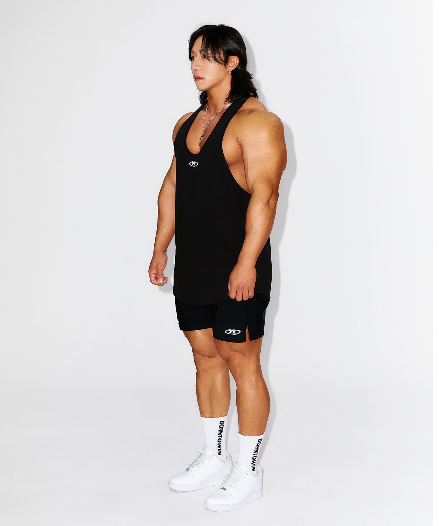 WINNER NEW DEEP FIT SLEEVELESS [BLACK]