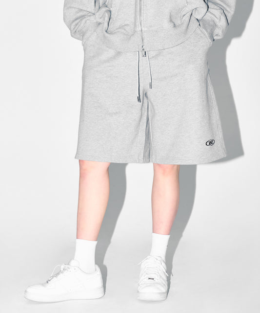 W SILVER B BERMUDA PANTS [MELANGE GREY]