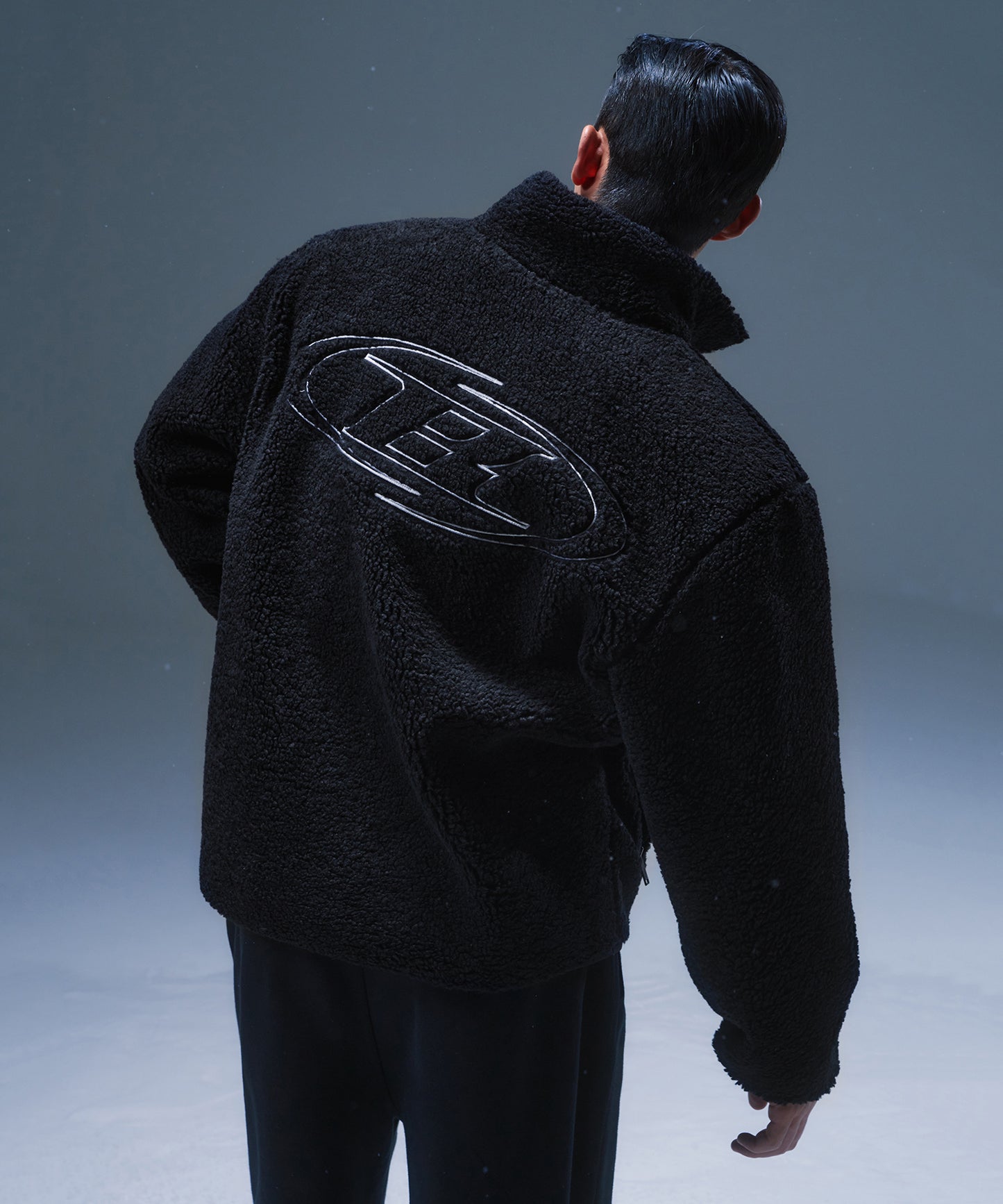 STROKE B SHERPA JACKET [BLACK]