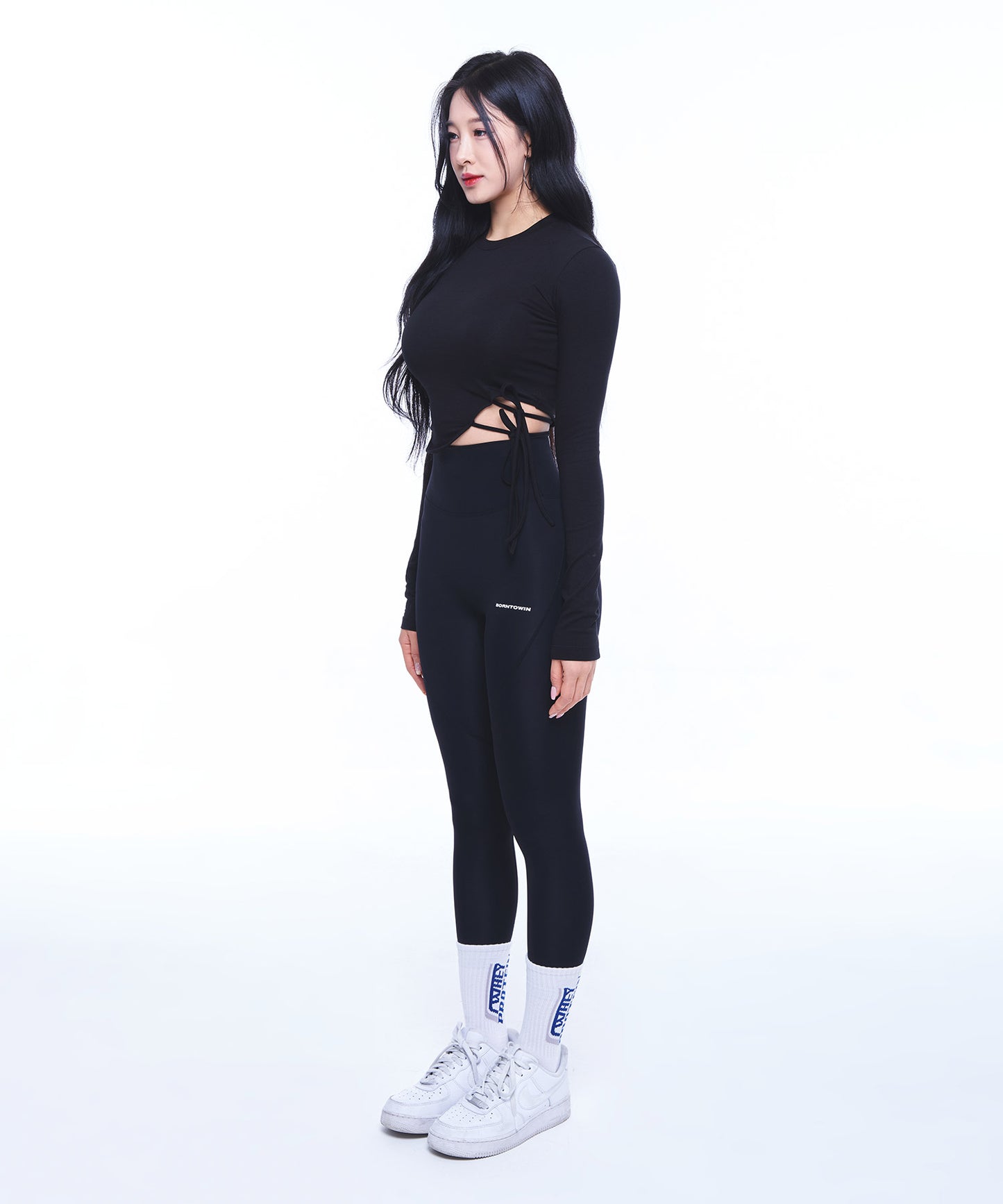 TIDE TIE LONGSLEEVE [BLACK]