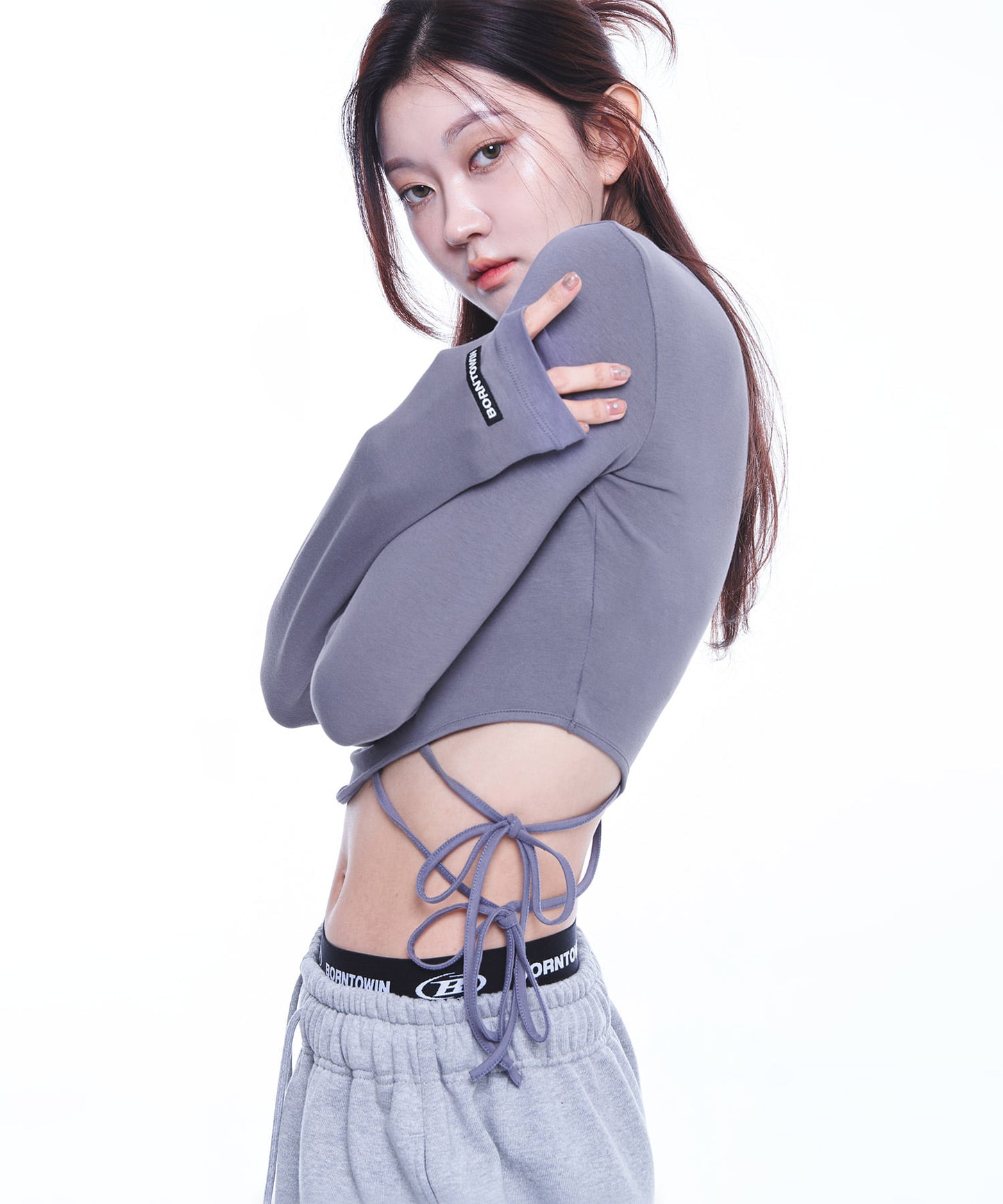 TIDE TIE LONGSLEEVE [PURPLE]