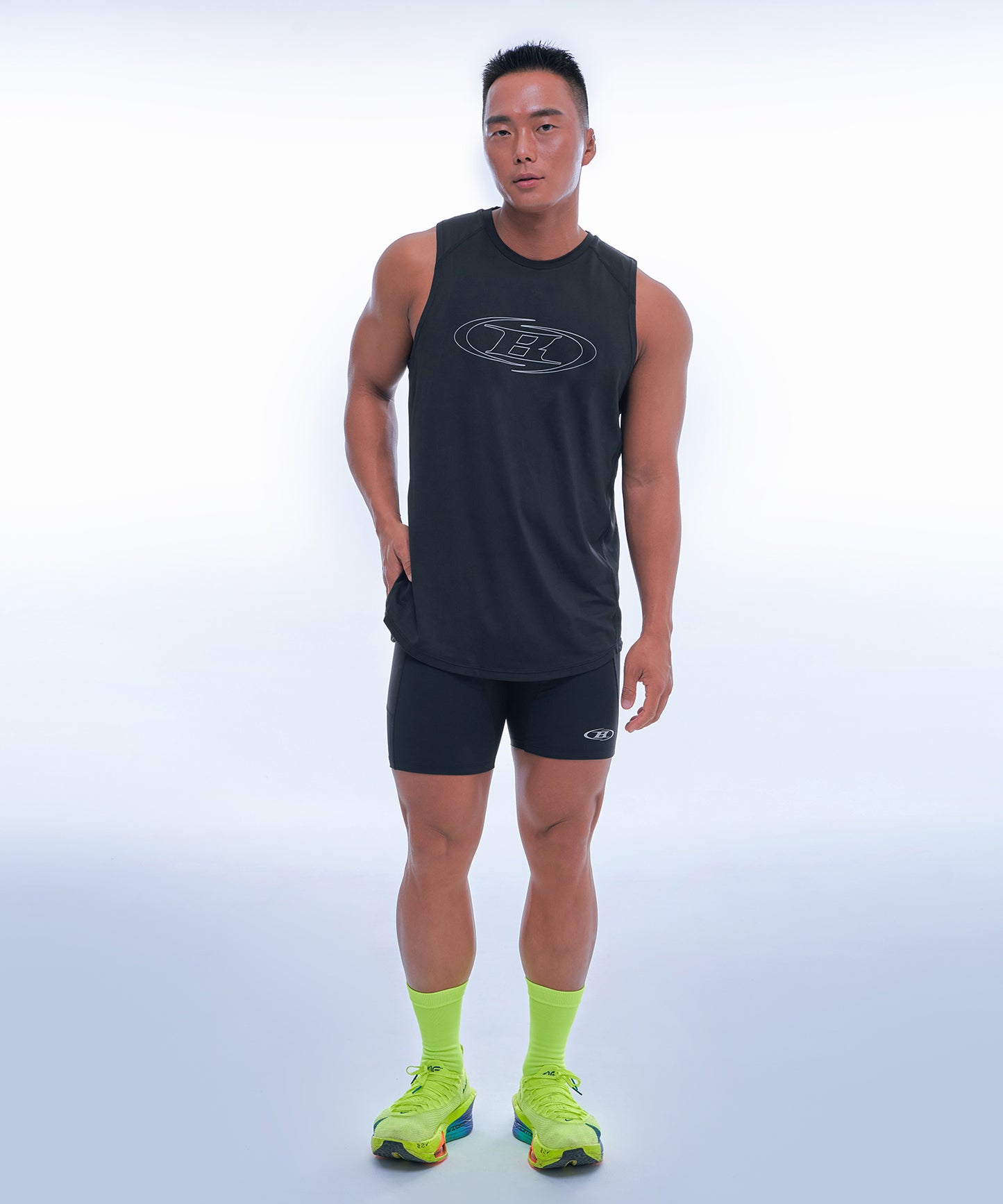 COOL MESH SINGLET [BLACK]