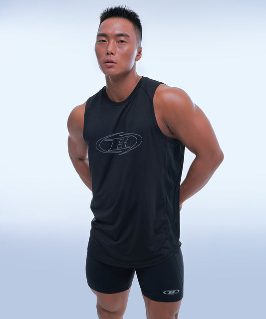 COOL MESH SINGLET [BLACK]