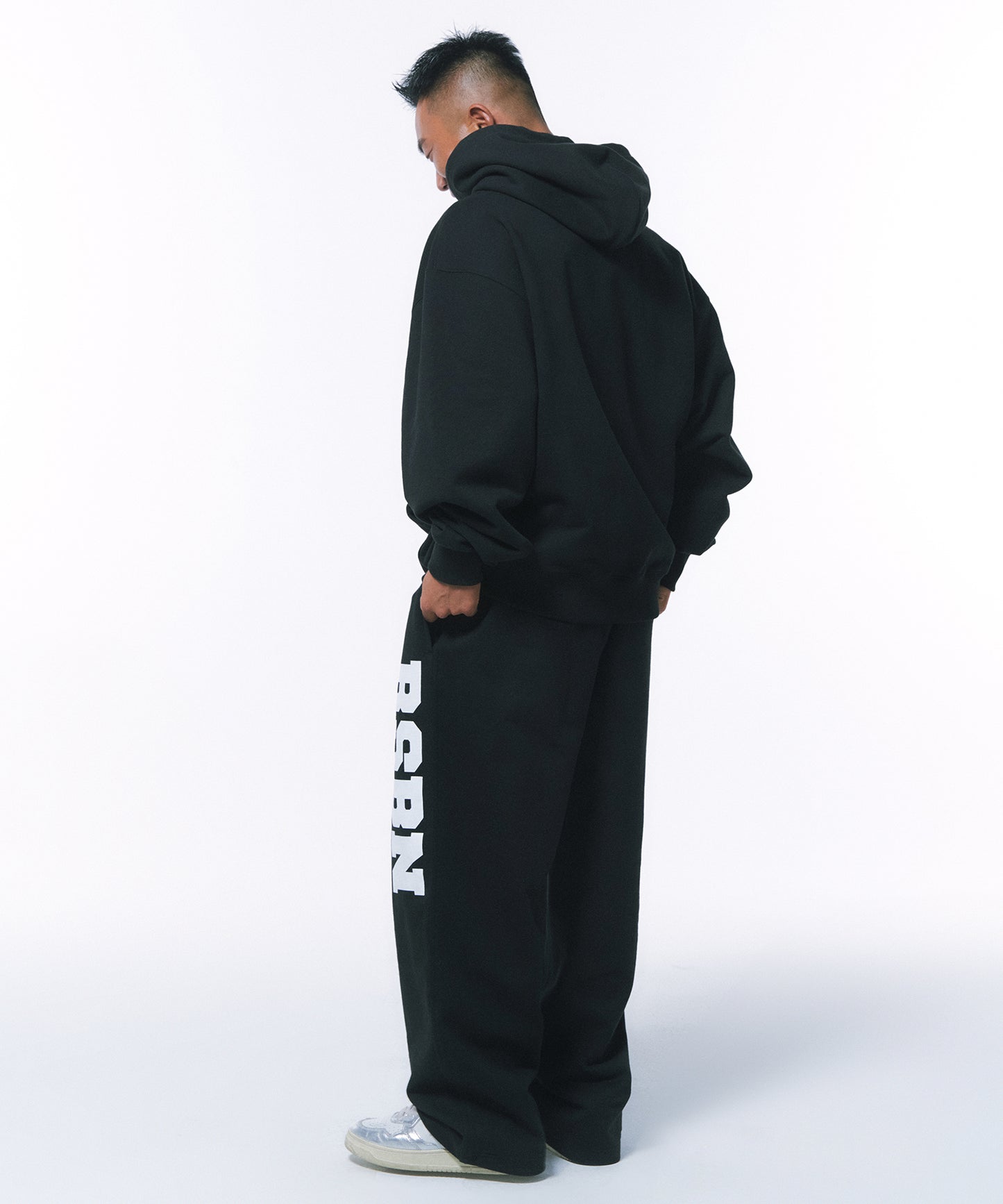 RSBN OVER FIT HOODIE [BLACK]