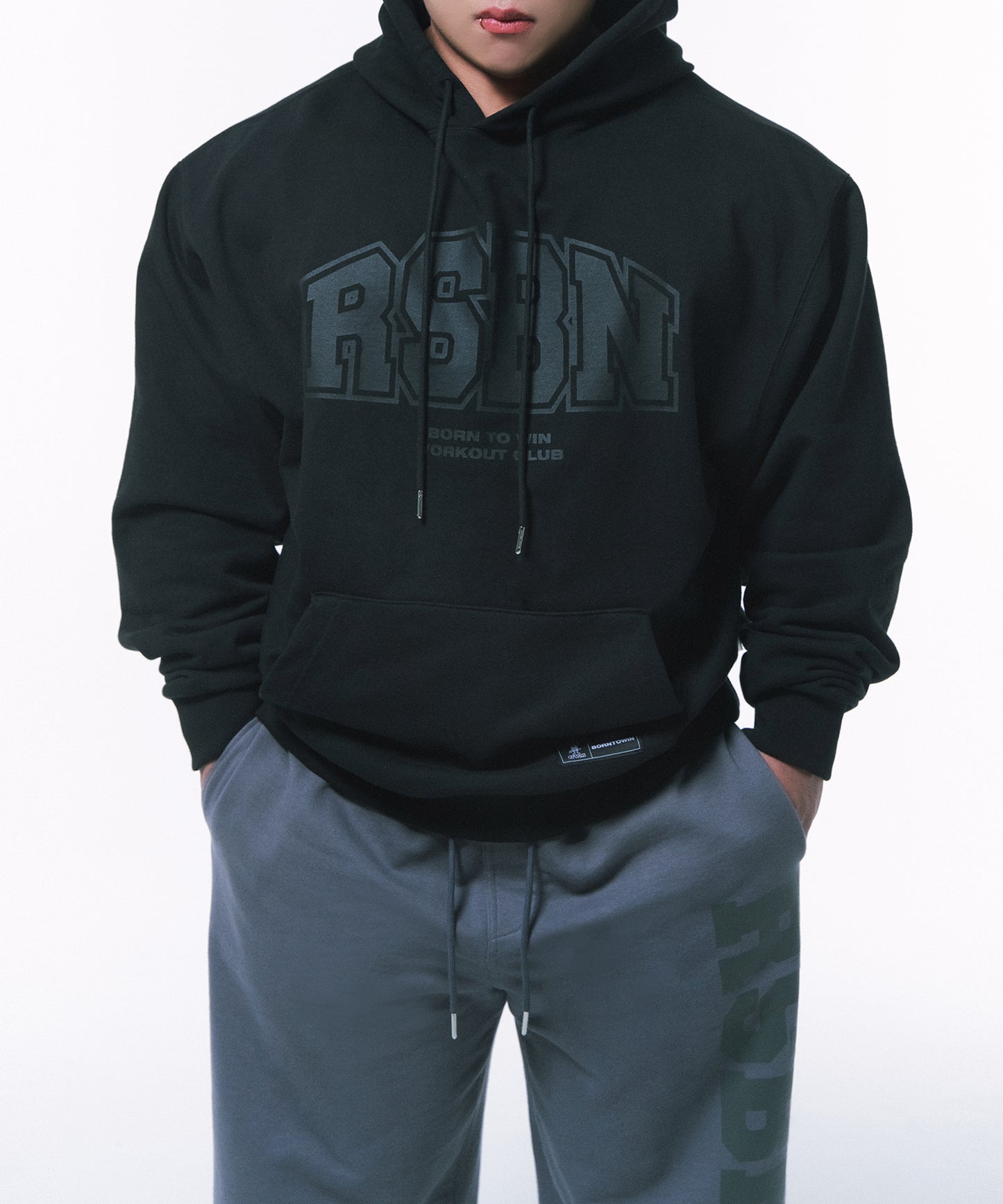 RSBN OVER FIT HOODIE [BLACK]