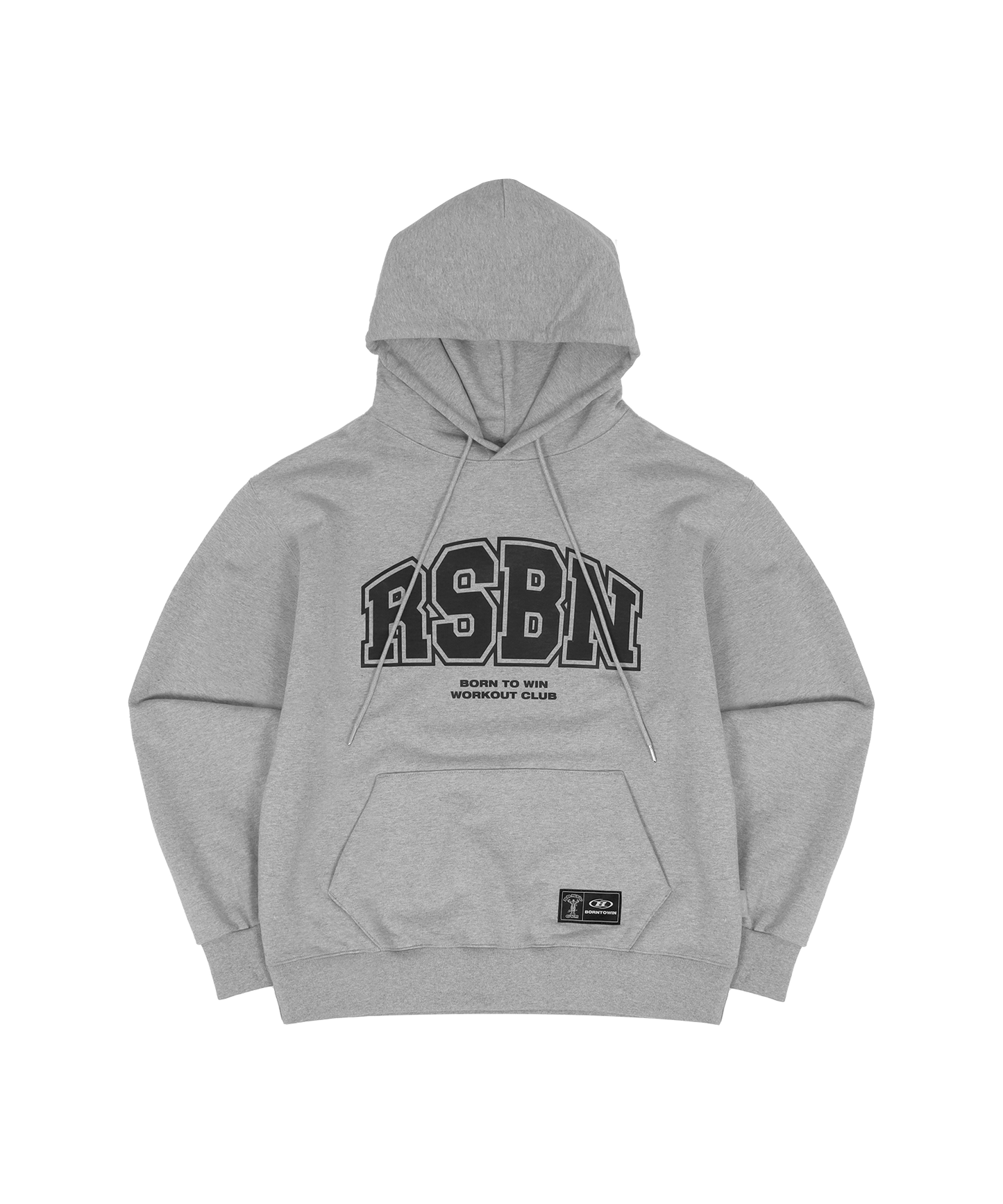 RSBN OVER FIT HOODIE [MELANGE GREY]