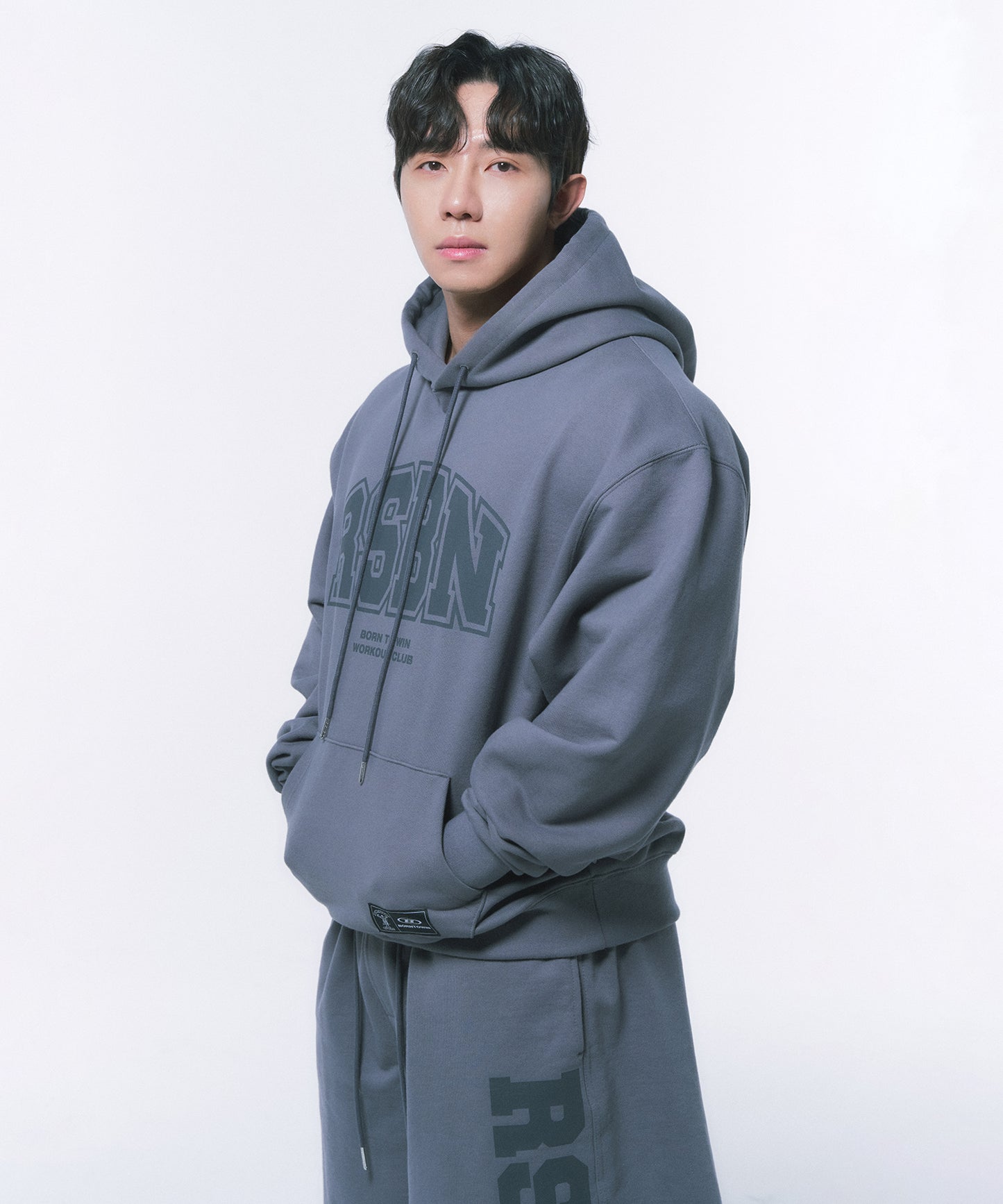 RSBN OVER FIT HOODIE [CHARCOAL]