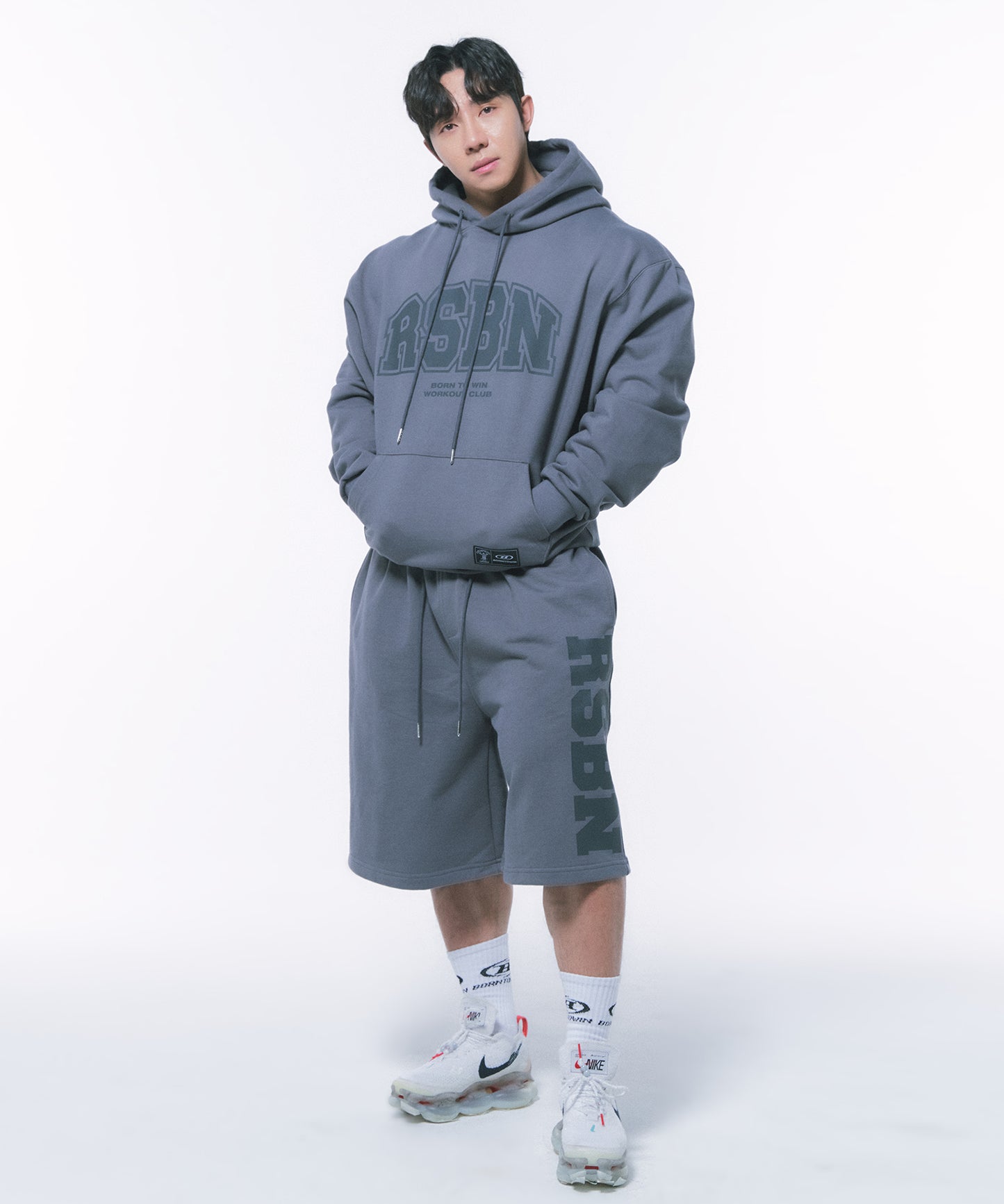 RSBN OVER FIT HOODIE [CHARCOAL]