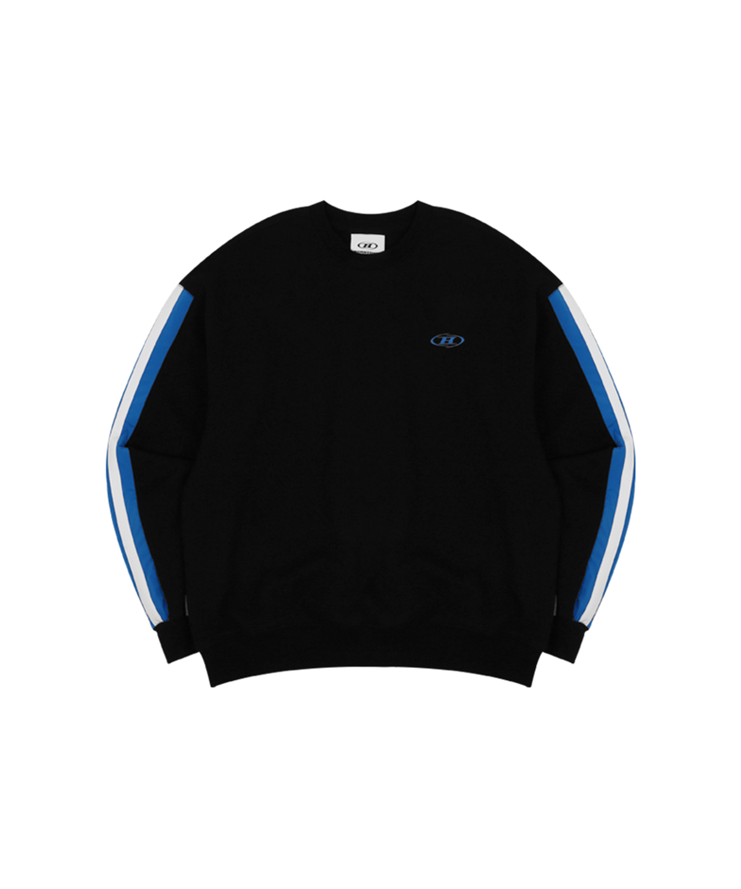 SYMBOL B BLOCK LINE SWEATSHIRTS [BLACK]