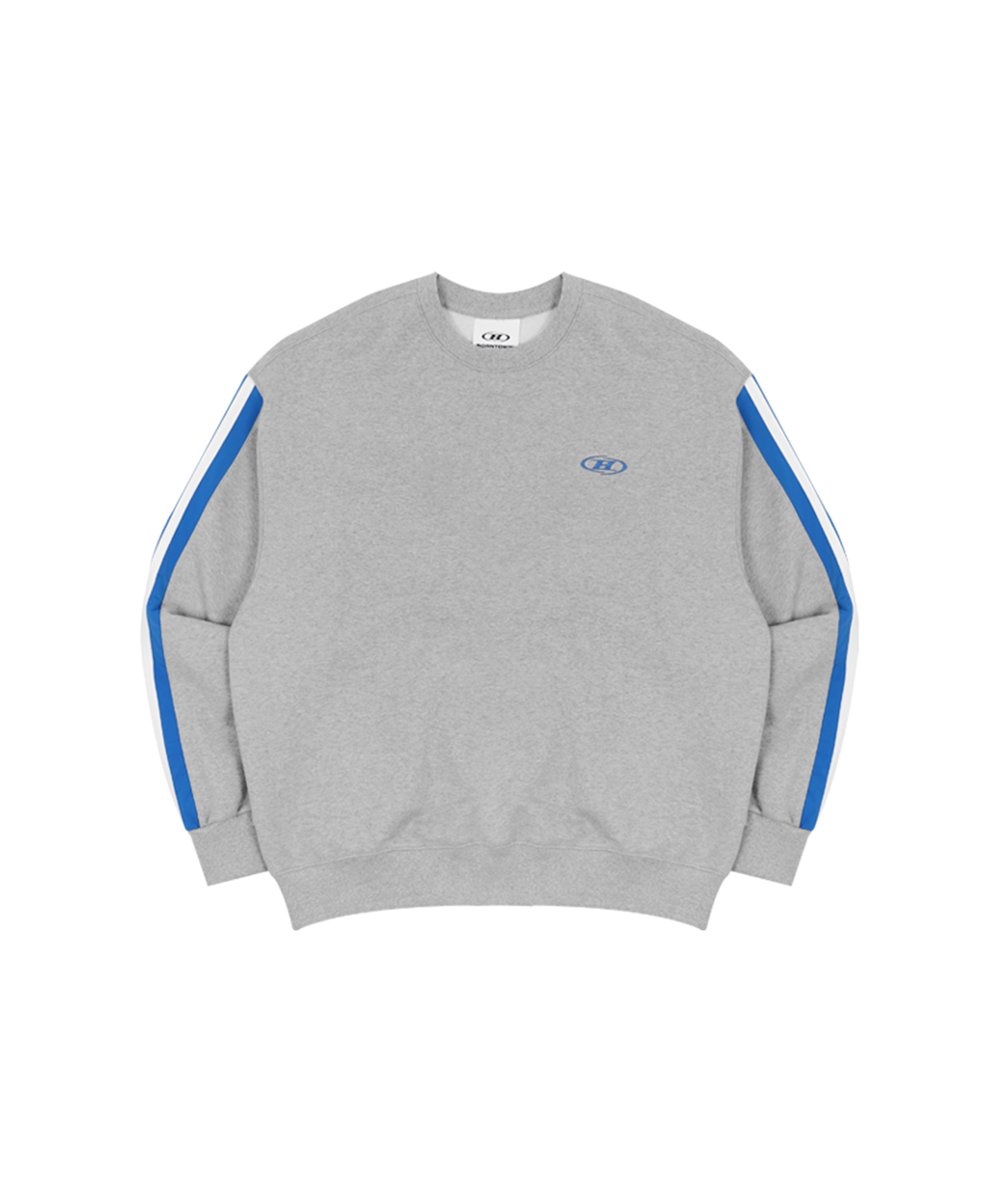 SYMBOL B BLOCK LINE SWEATSHIRTS [MELANGE GREY]