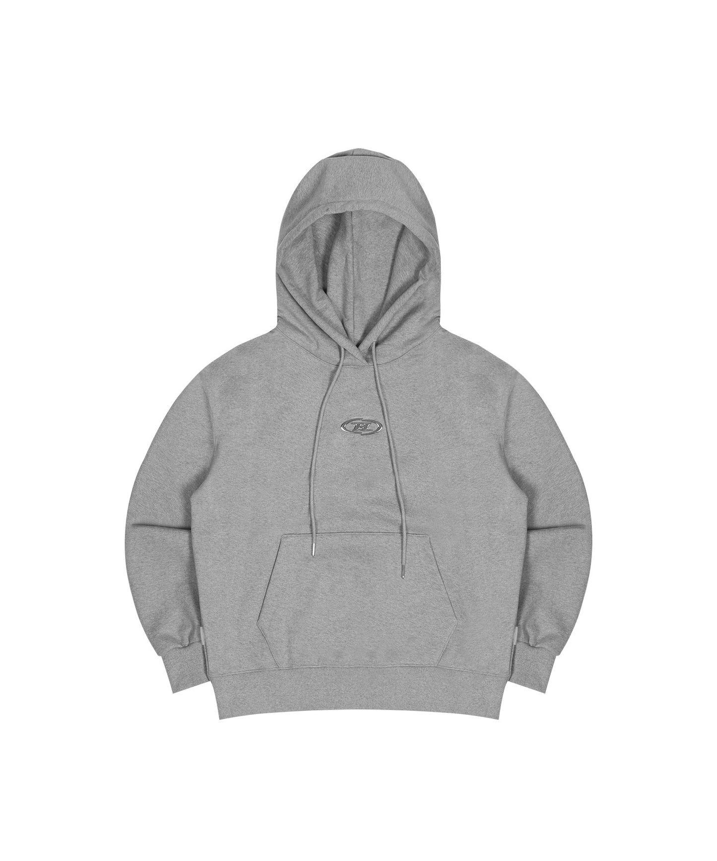 BIG CHROME B LOGO HOODIE [MELANGE GREY]