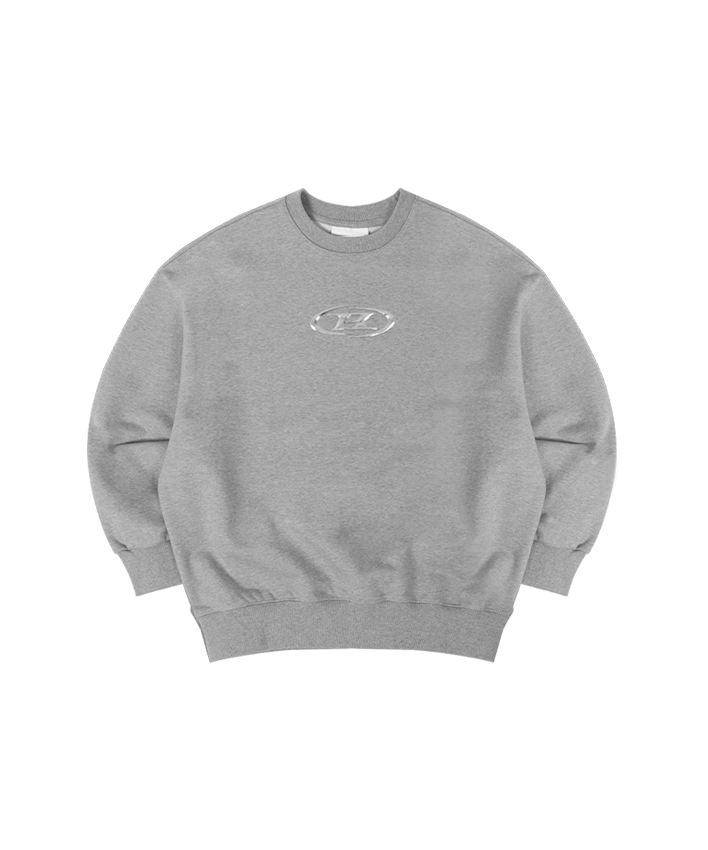 SILVER BIG LOGO SWEATSHIRTS [MELANGE GREY]