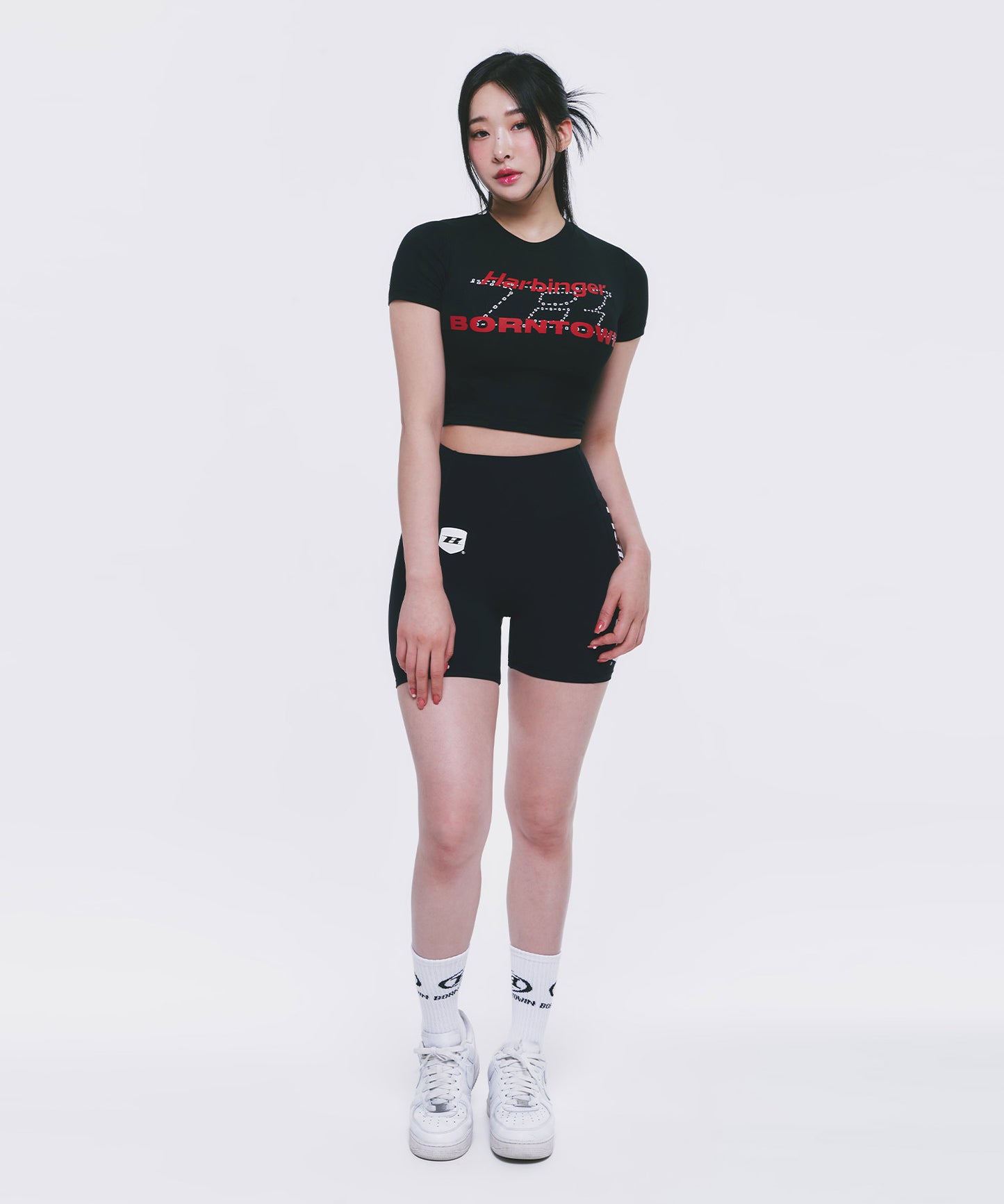 B X H 3.5 BIKER SHORTS [BLACK]