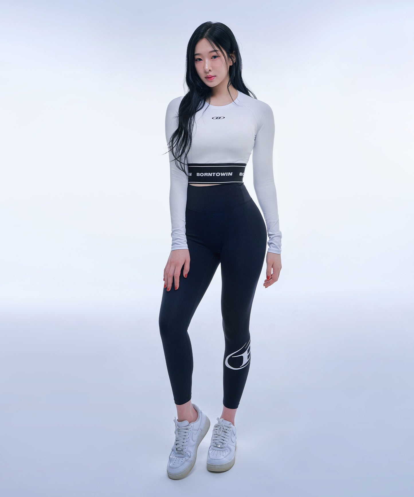 WIDE BAND CROP LONGSLEEVE [WHITE]