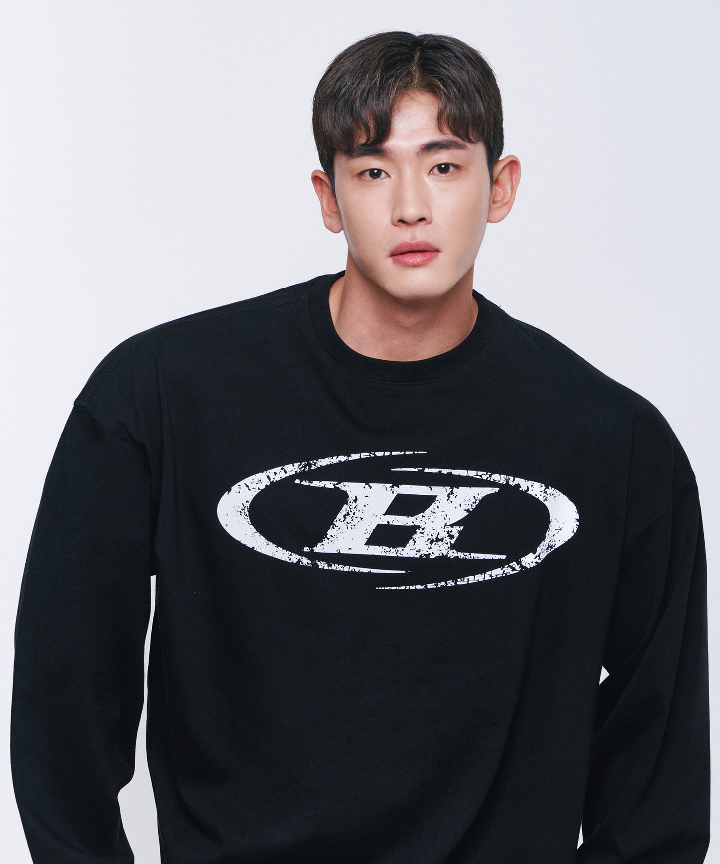 CRACK B SYMBOL LONGSLEEVE [BLACK]