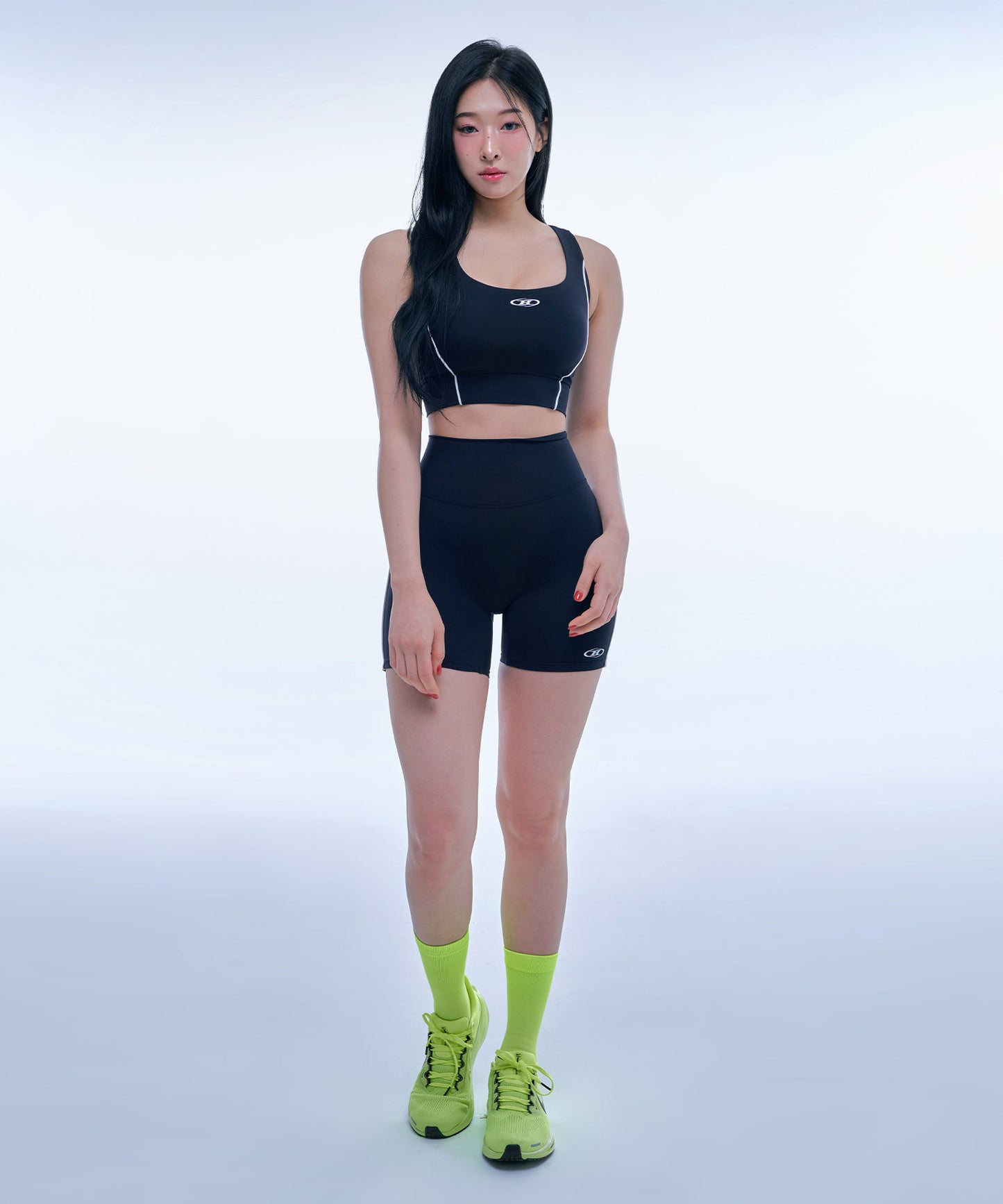 SYMBOL B PIPING TANK TOP [BLACK]